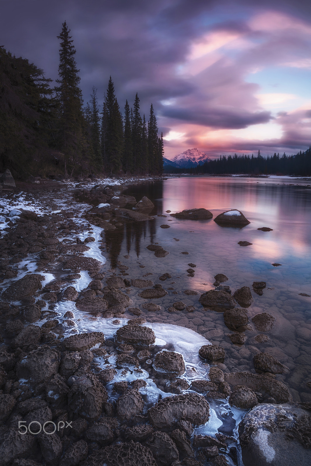 Canon EF 16-35mm F2.8L II USM sample photo. Pink sunset photography