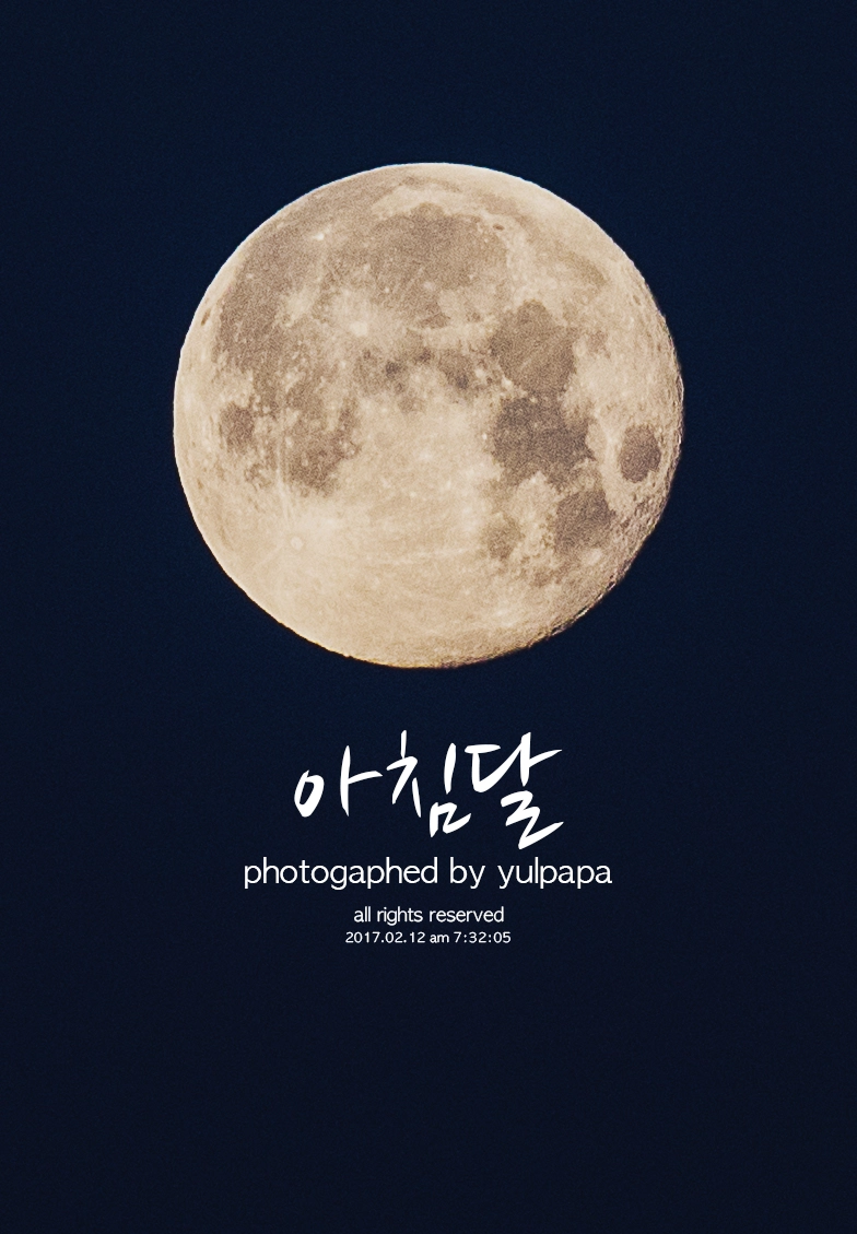 Canon EF 70-200mm F2.8L IS II USM sample photo. 정월대보름 다음날 아침 달 photography