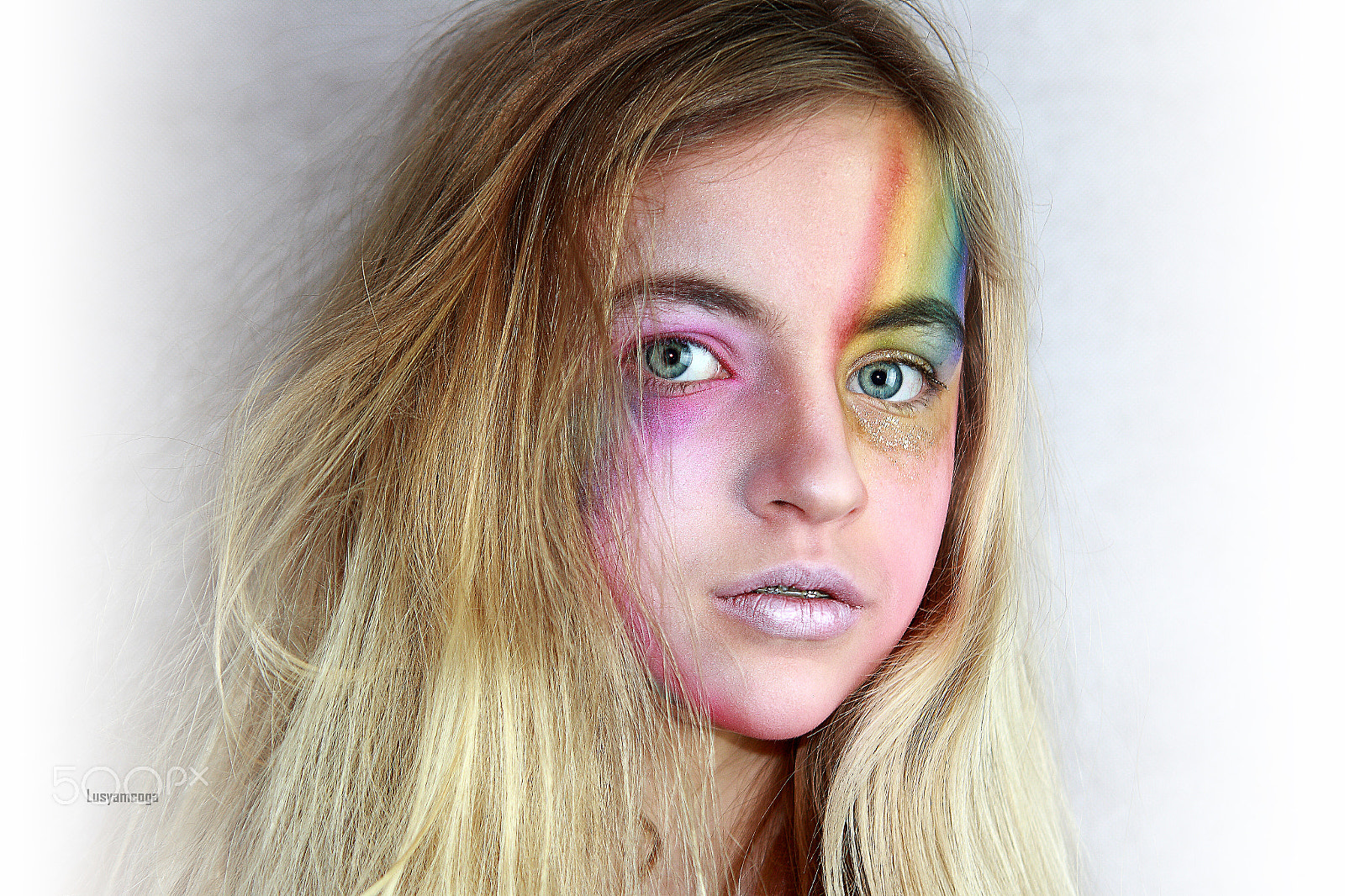 Sigma 70-200mm F2.8 EX DG OS HSM sample photo. Rainbow face photography