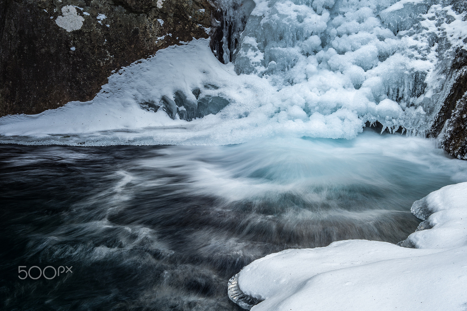 Canon EOS-1D X sample photo. Iced fall photography