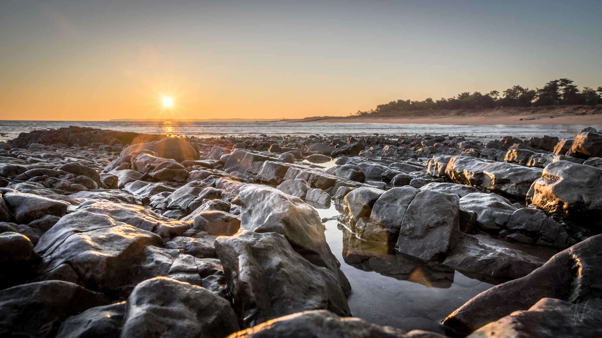 Pentax K-3 sample photo. Lever de soleil sur oléron photography