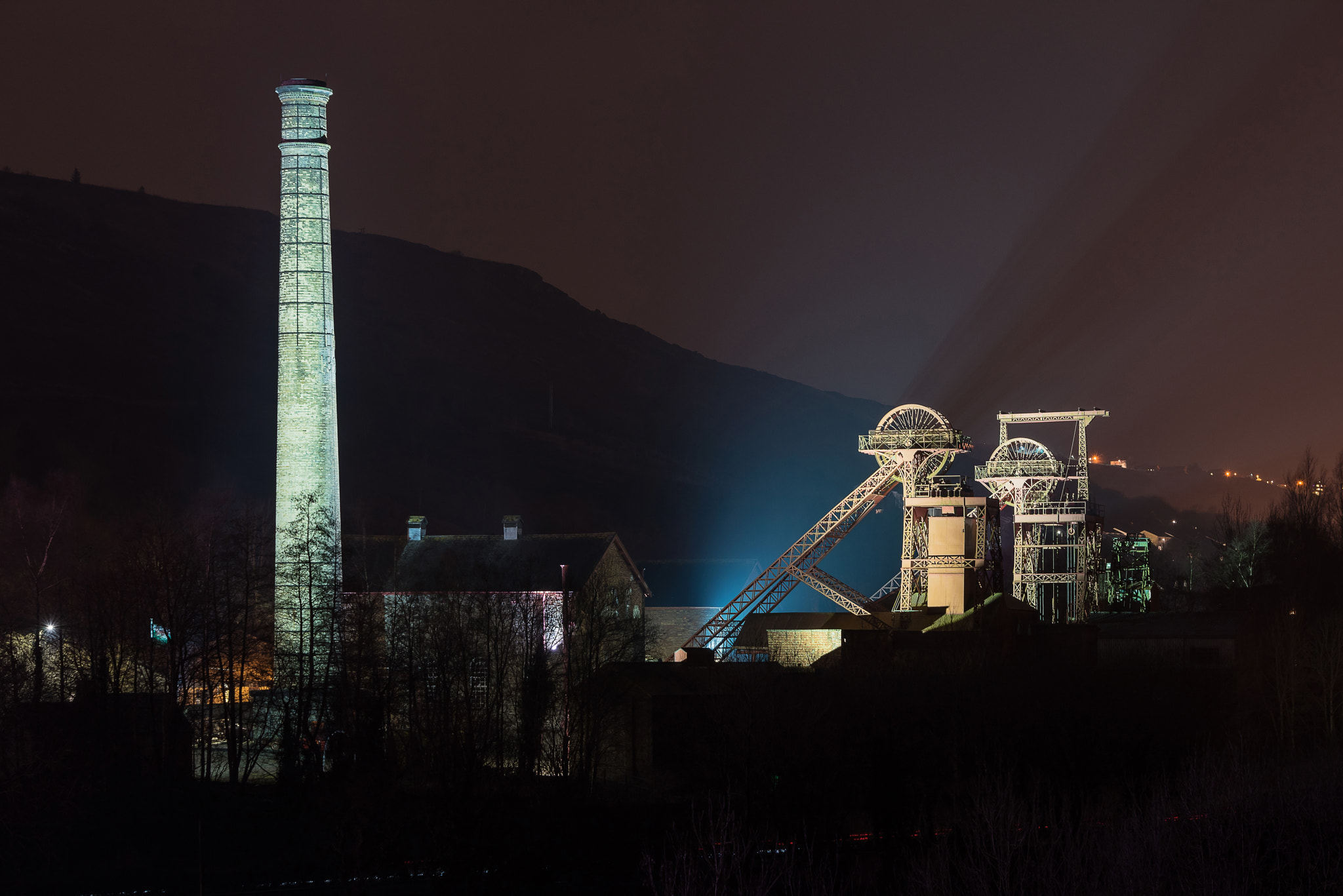 Nikon D810 + Sigma 70-200mm F2.8 EX DG OS HSM sample photo. Lewis merthyr colliery, porth photography