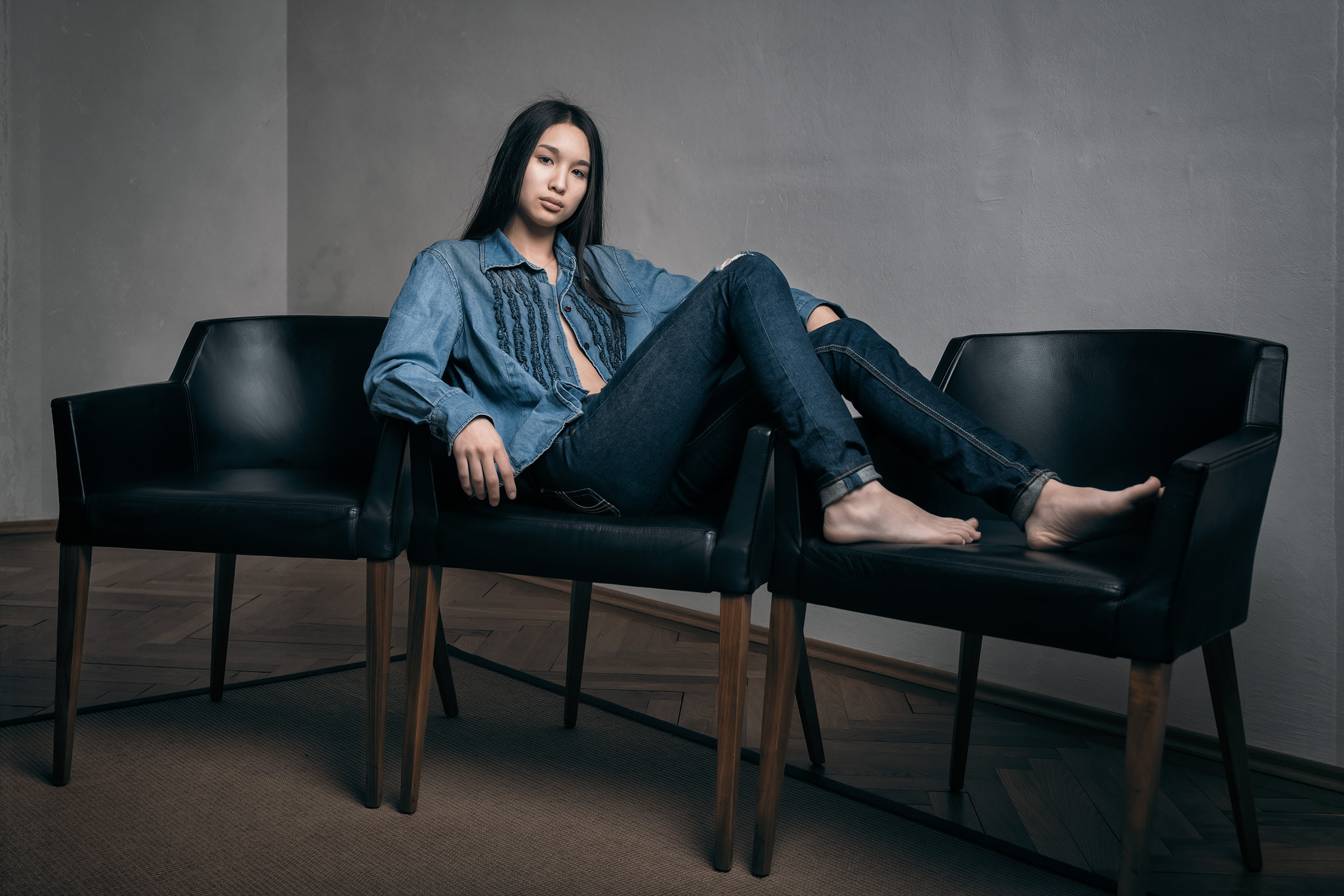 Nikon D800 sample photo. The three chairs photography