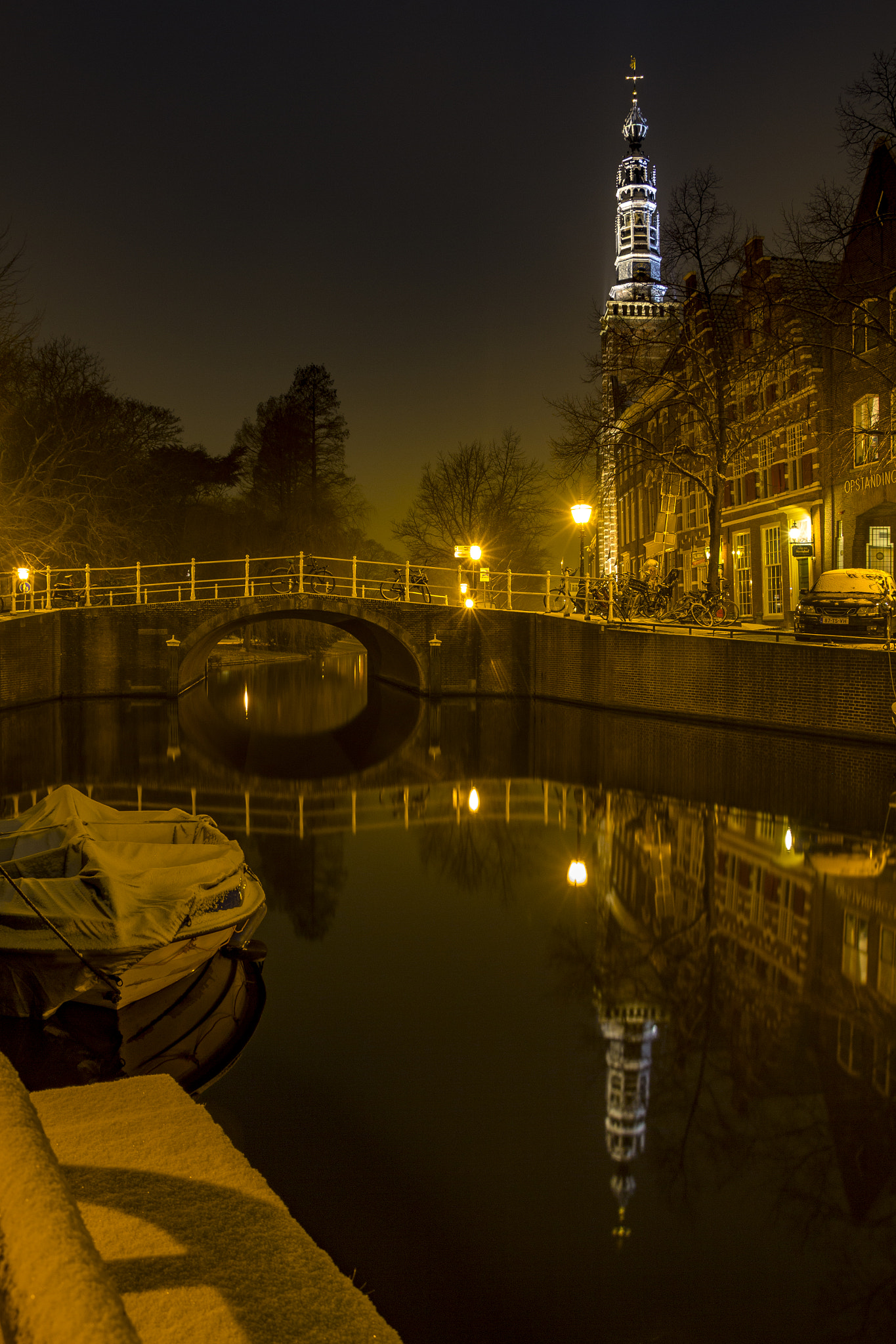 Canon EOS 60D + Canon EF-S 18-135mm F3.5-5.6 IS USM sample photo. Winter in leiden, netherlands ii photography