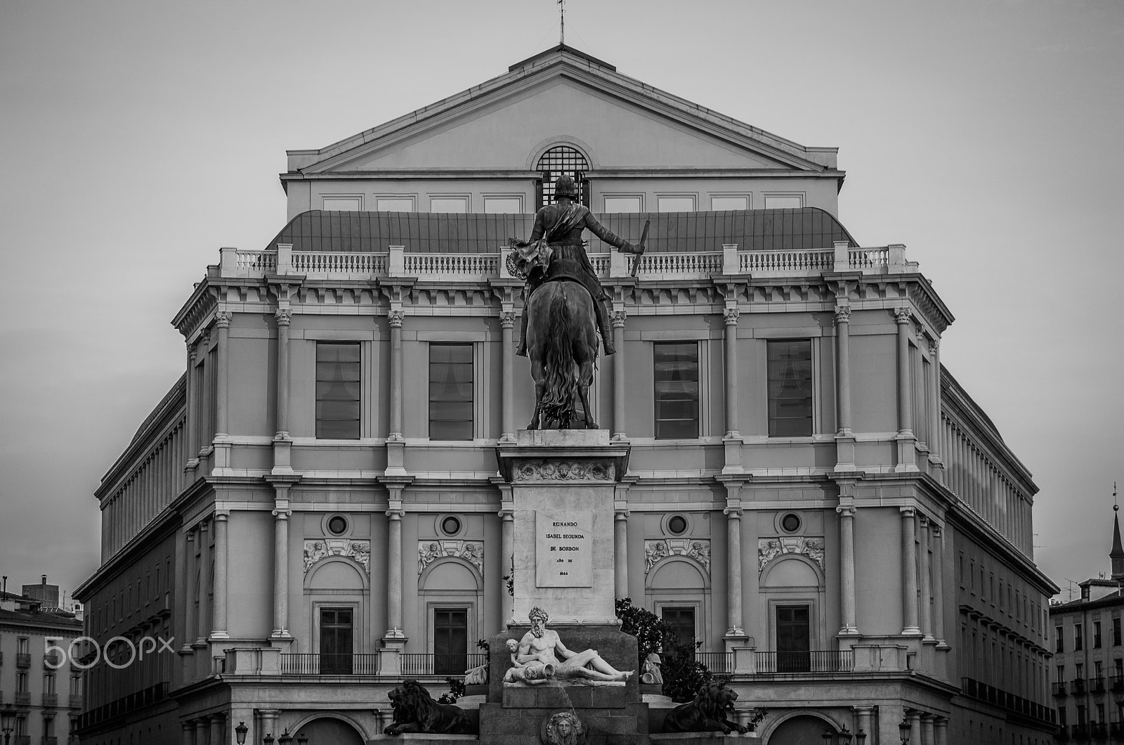 Nikon D60 sample photo. Madrid opera photography