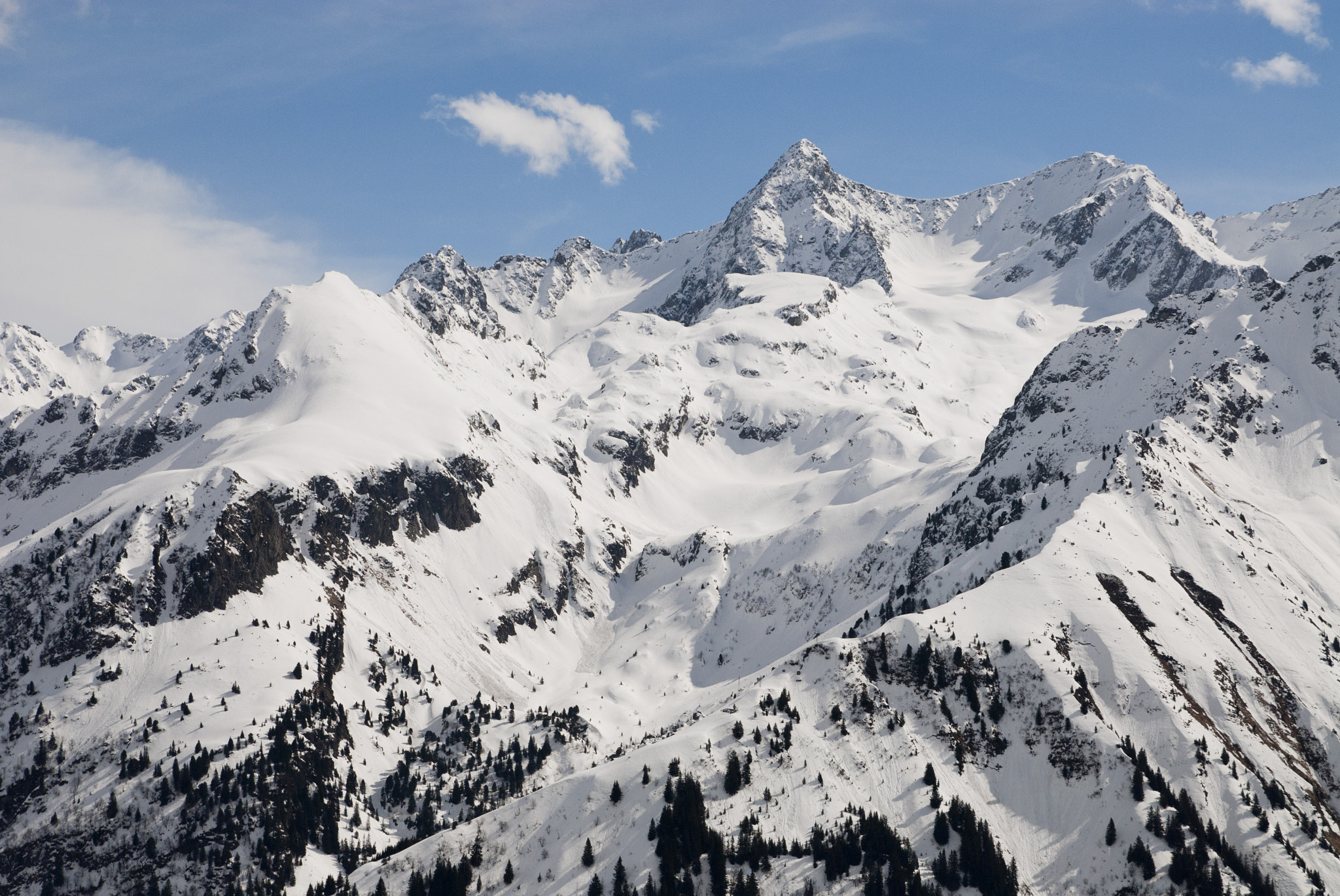 Nikon D200 sample photo. Winter in the alps photography