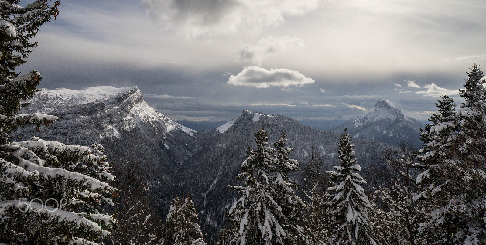 Sony Alpha NEX-F3 sample photo. Dent de crolles - chamechaude vus depuis la scia photography