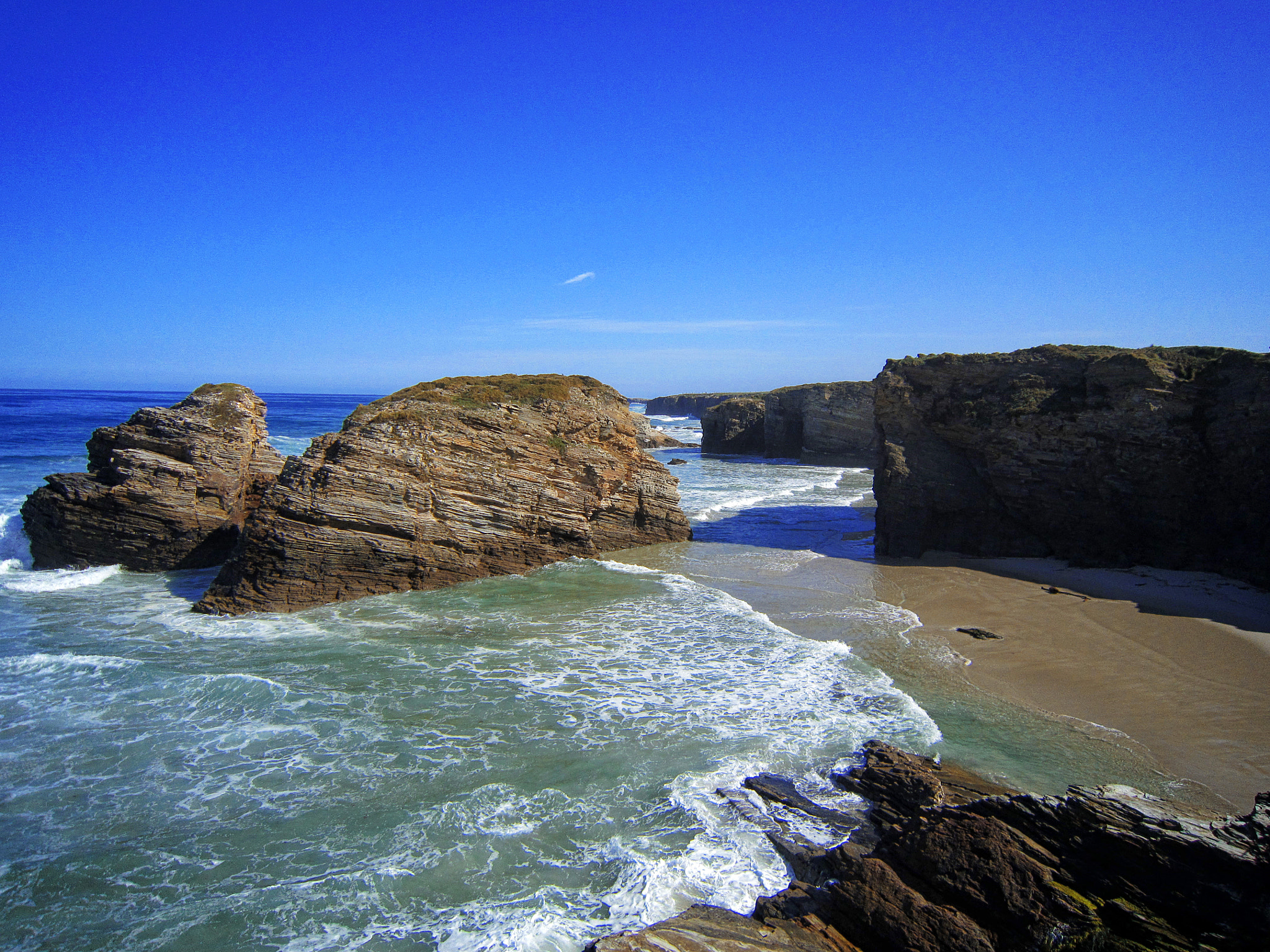 Canon PowerShot SD3500 IS (IXUS 210 / IXY 10S) sample photo. Playa de las catedrales 1 photography