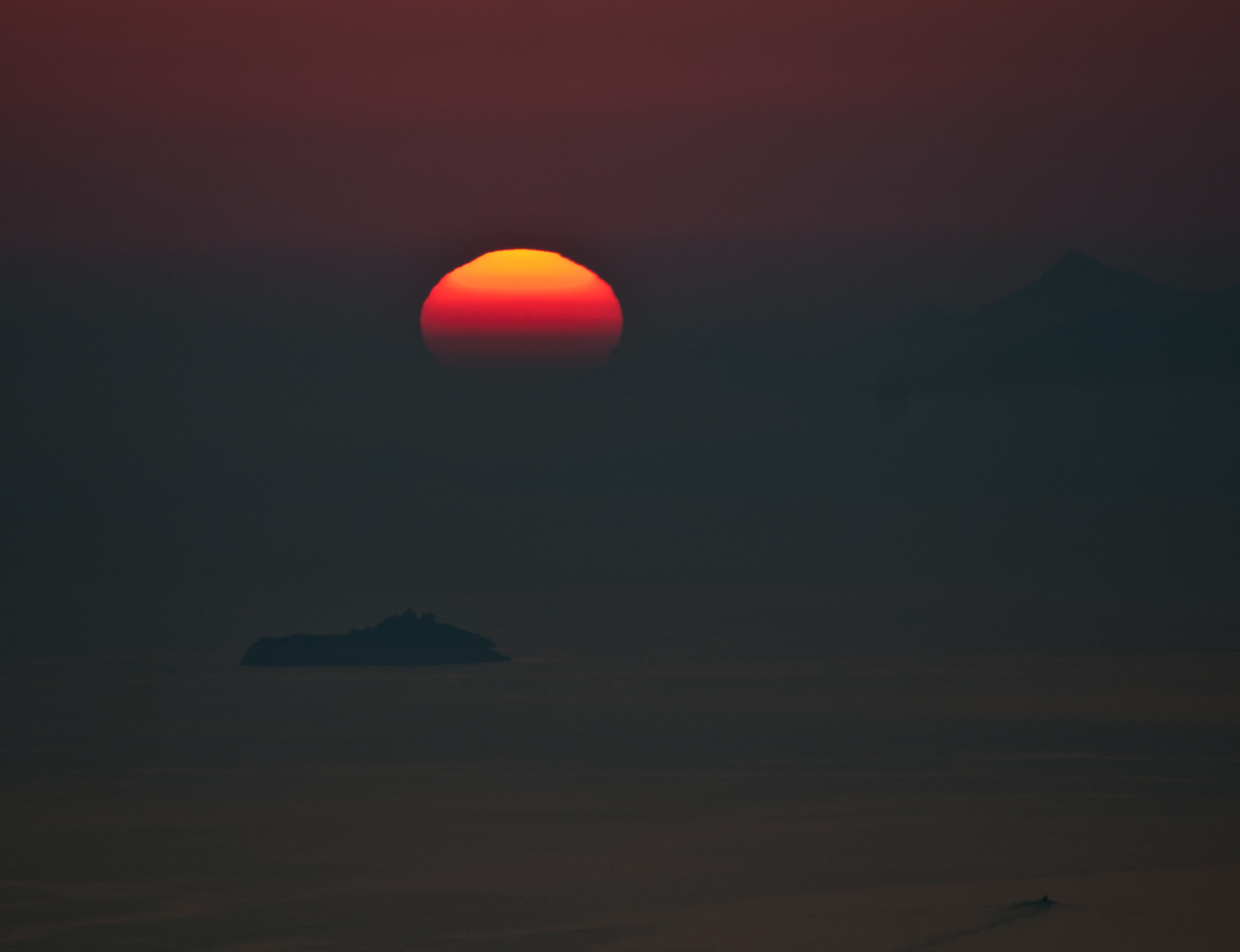 Nikon D300 sample photo. Sonnenuntergang in der nähe von dubrovnik photography