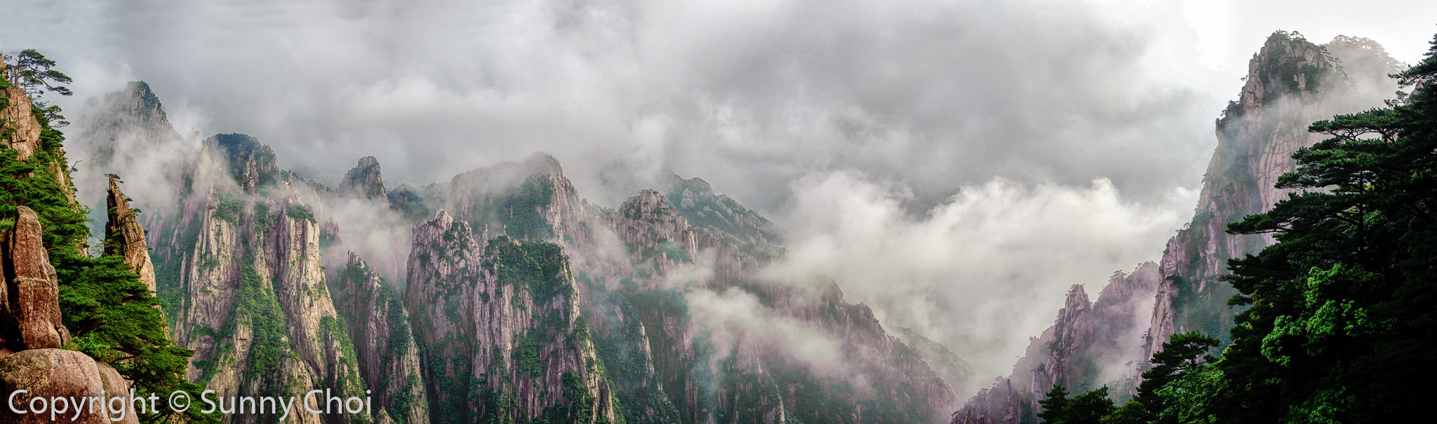 Nikon D3 sample photo. A panoramic view of the mystic huangshan (黃山yellow ... photography