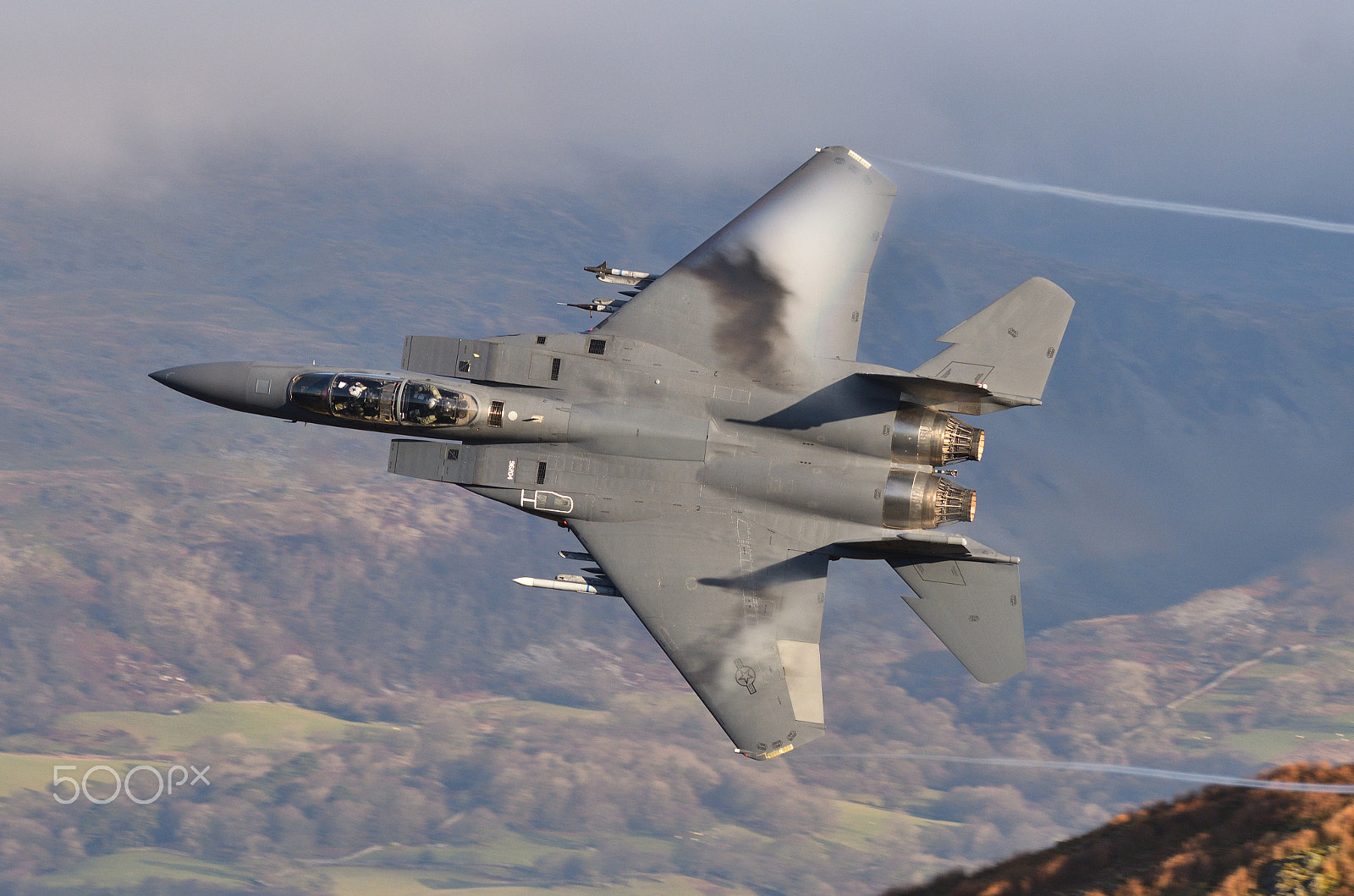 Nikon D500 sample photo. F15e strike eagle photography