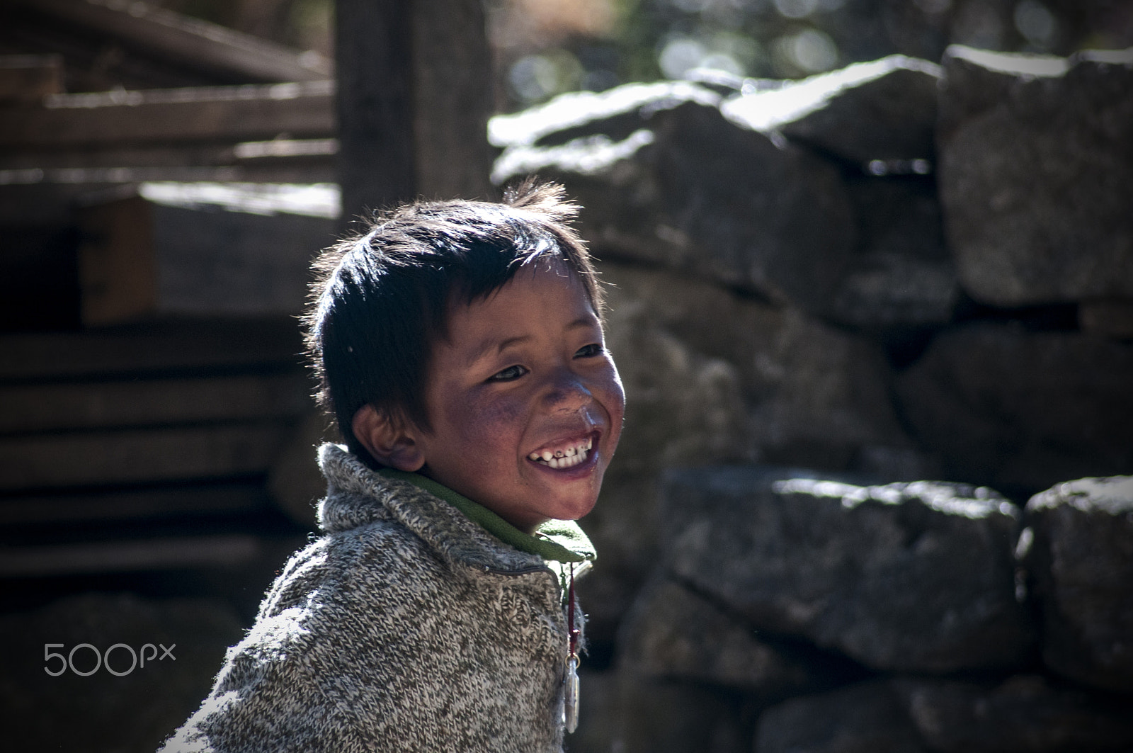 Nikon D300S sample photo. Kids 3000 meters above the sea level photography