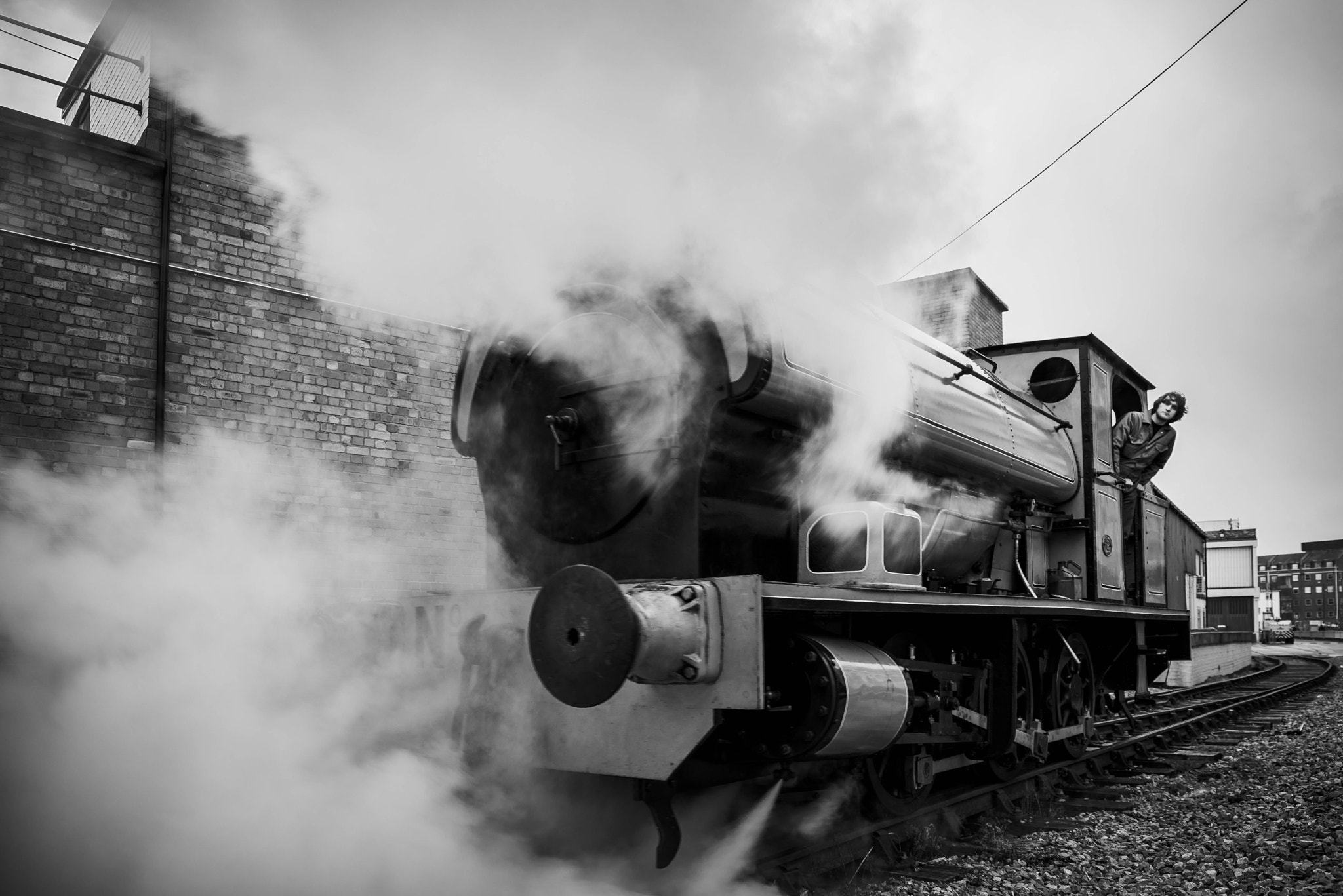 Sigma 24-70mm F2.8 EX DG HSM sample photo. Loco steam photography