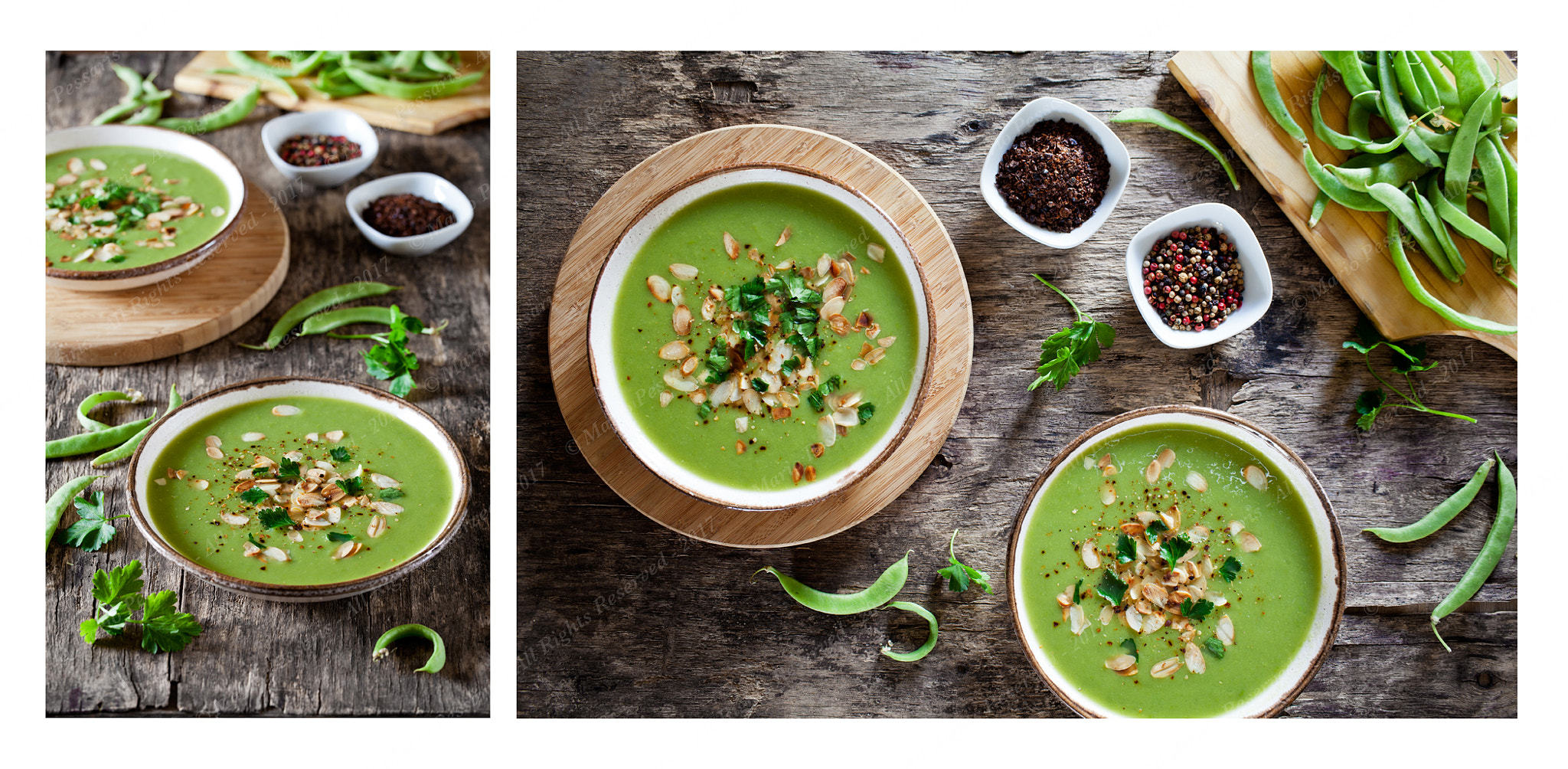 Canon EF 28-90mm f/4-5.6 sample photo. Homemade pea and leek soup photography