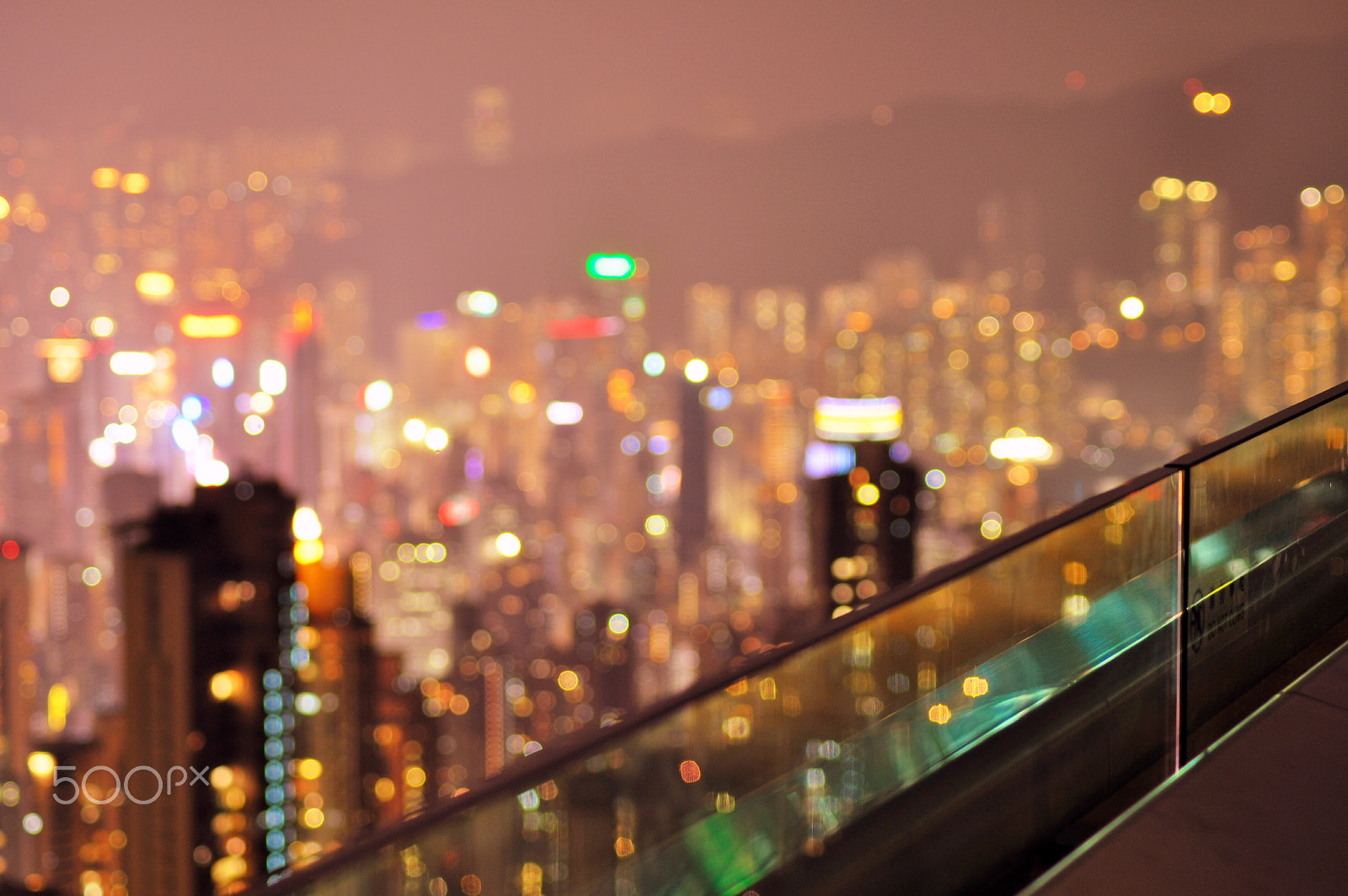 Nikon AF Nikkor 70-300mm F4-5.6G sample photo. Big city lights photography