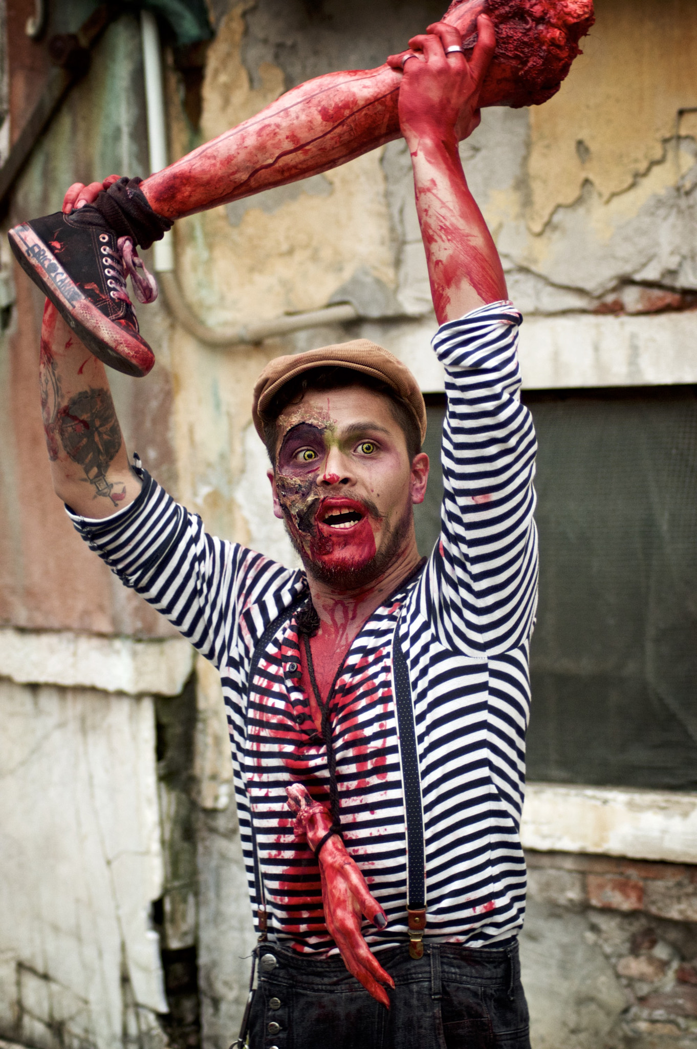 Tamron AF 70-300mm F4-5.6 LD Macro 1:2 sample photo. Zombie walk venice 2 photography