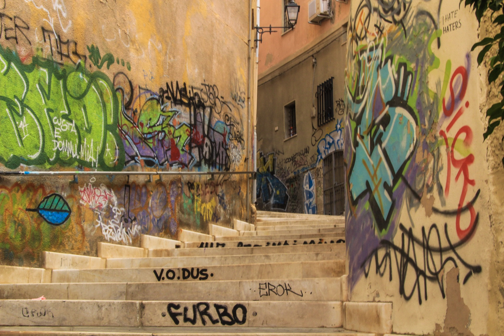 Canon TS-E 90mm F2.8 Tilt-Shift sample photo. Street stairs graffiti! furbo photography