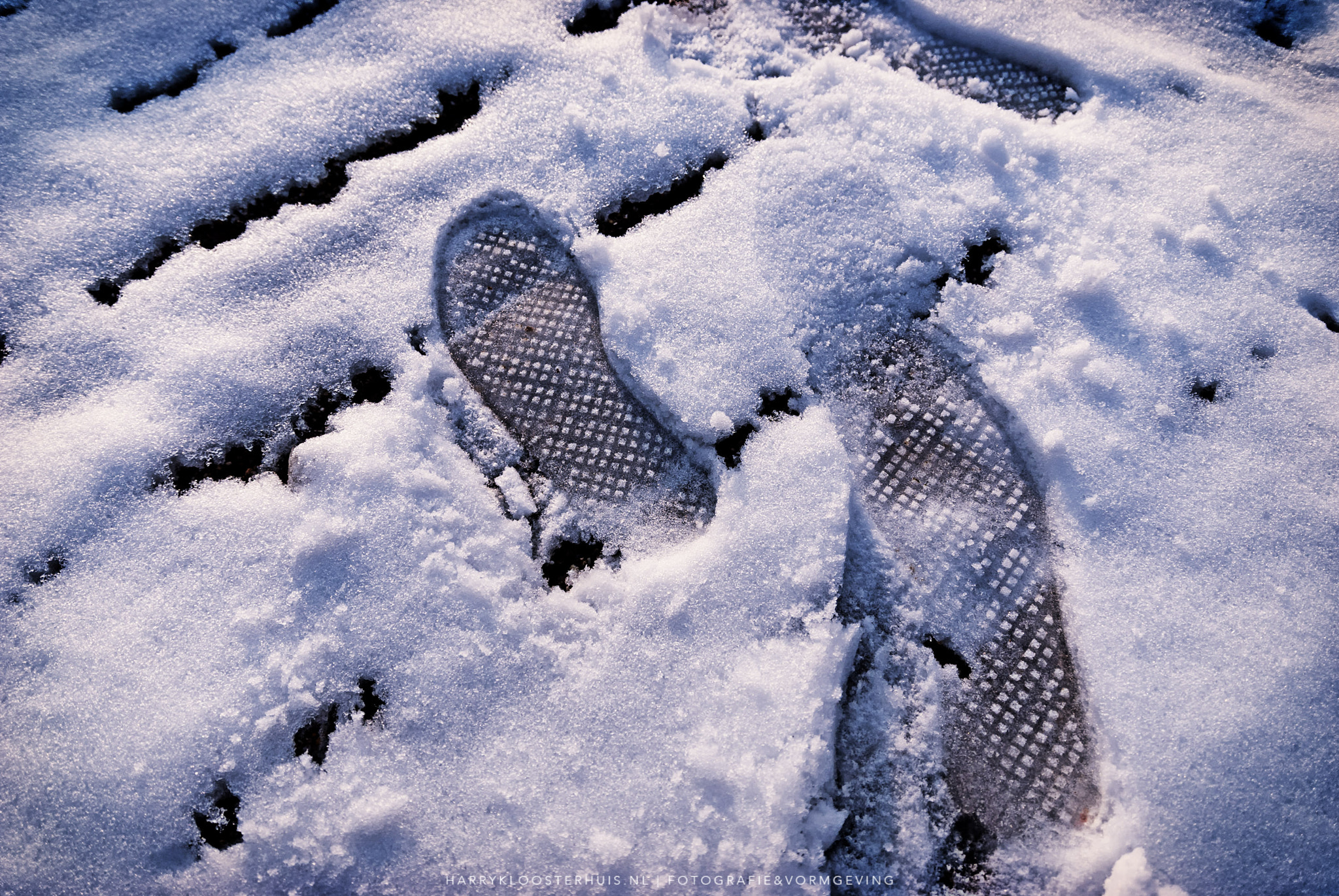 Nikon D80 sample photo. Snowy steps photography