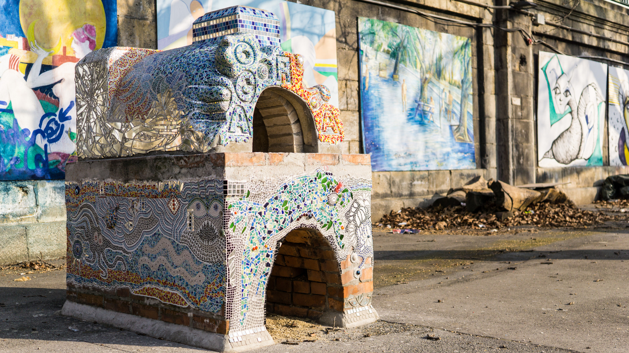 Sigma 30mm F2.8 EX DN sample photo. Street art at the donaukanal in vienna photography