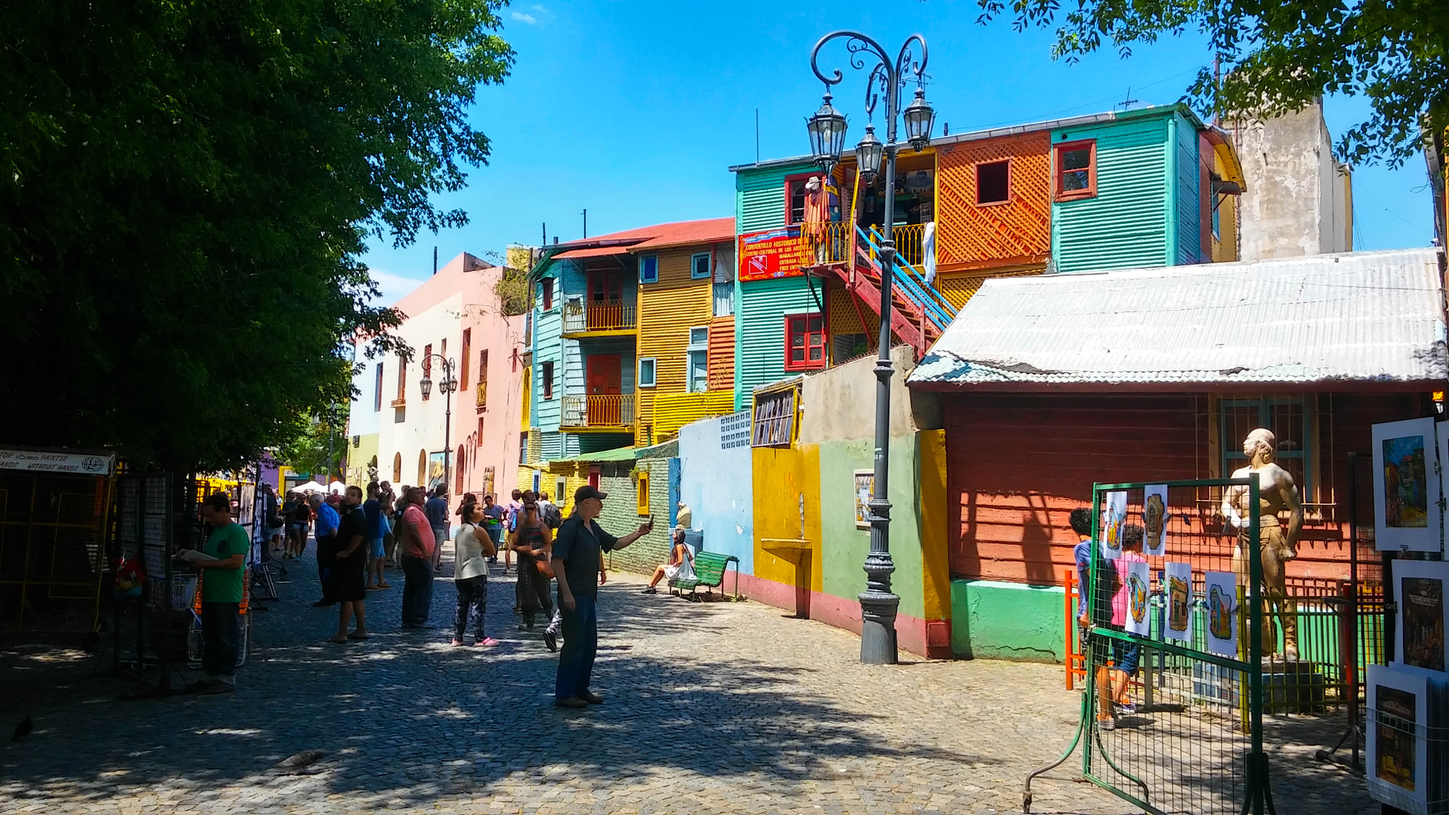 LG G4 BEAT sample photo. Barrio de la boca photography