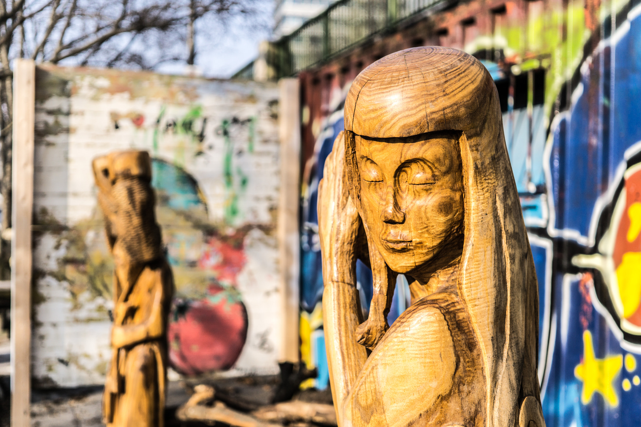 Sony a6000 + Sigma 30mm F2.8 EX DN sample photo. Street art at the donaukanal in vienna photography