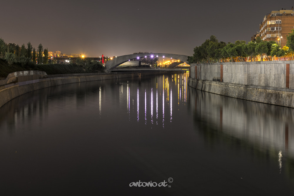 Sigma 24-70mm F2.8 EX DG HSM sample photo. Puente sobre río manzanares photography