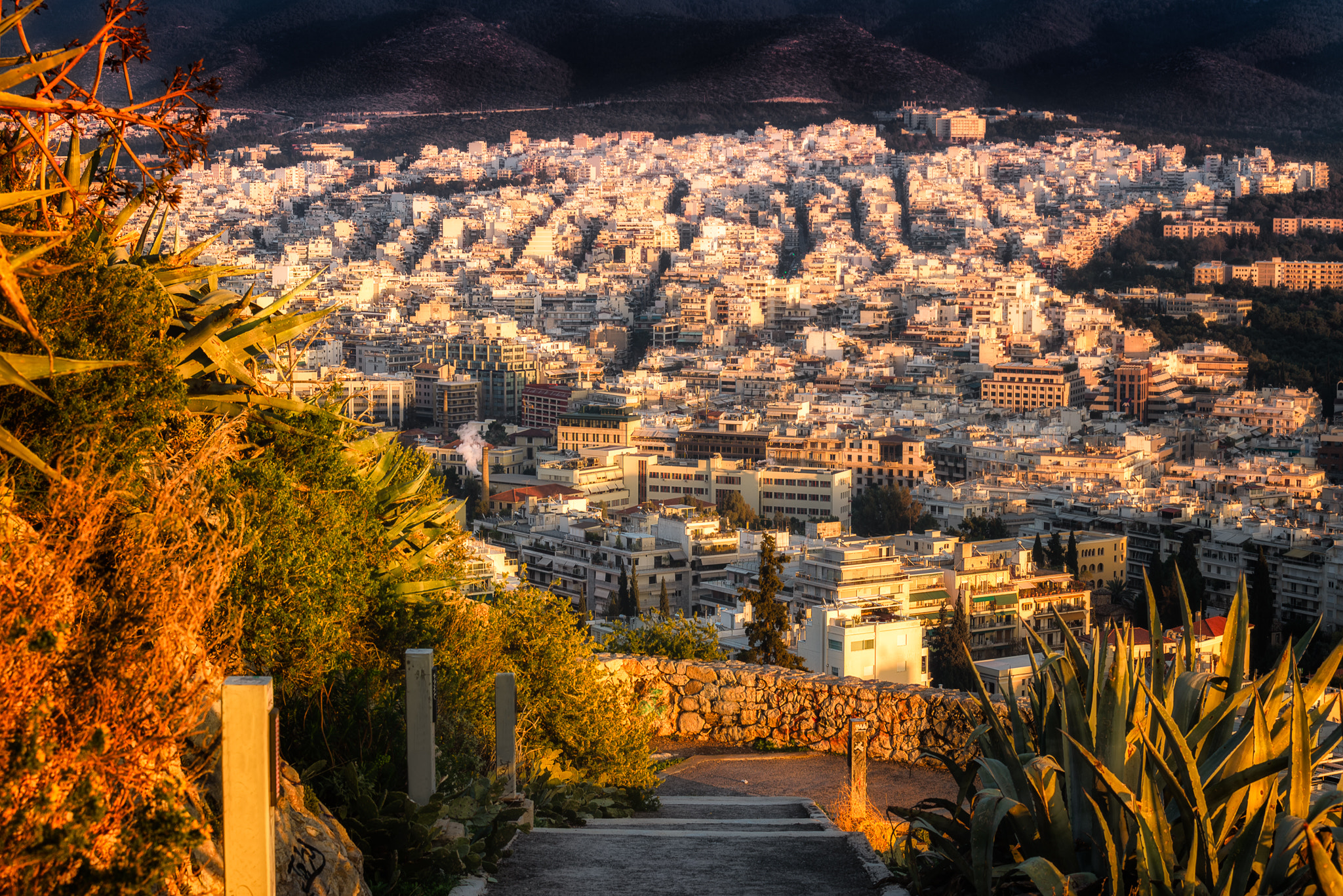 Nikon AF-S Nikkor 70-200mm F4G ED VR sample photo. Athens city of marble photography
