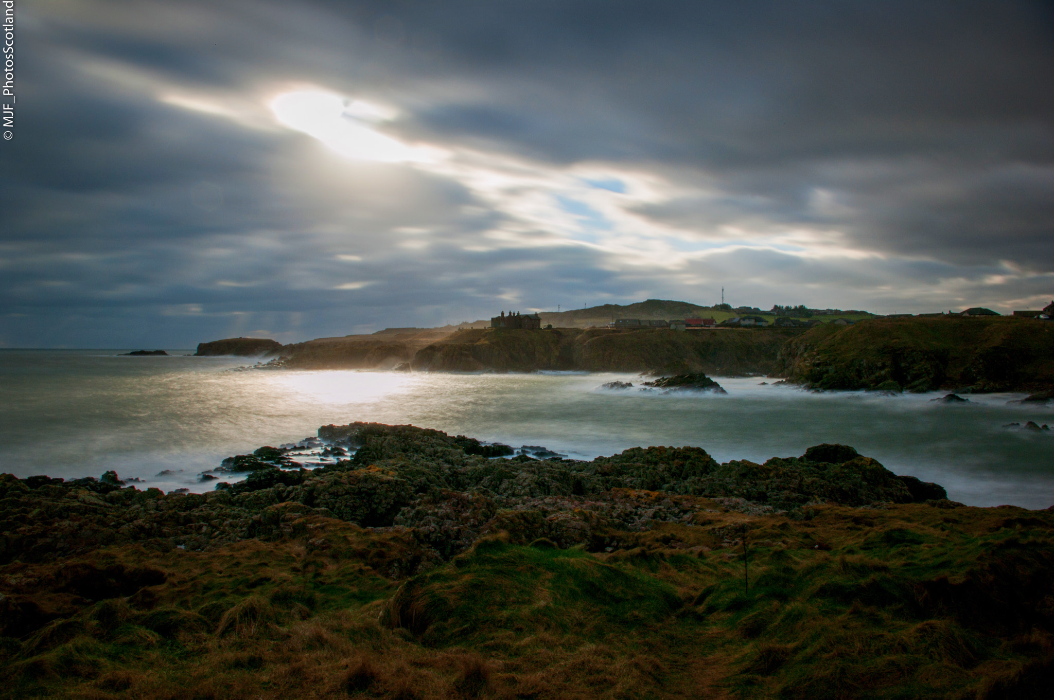 Samsung GX-20 sample photo. Buchan coast #coast #aberdeenshire #scotland #rock #sea #water photography