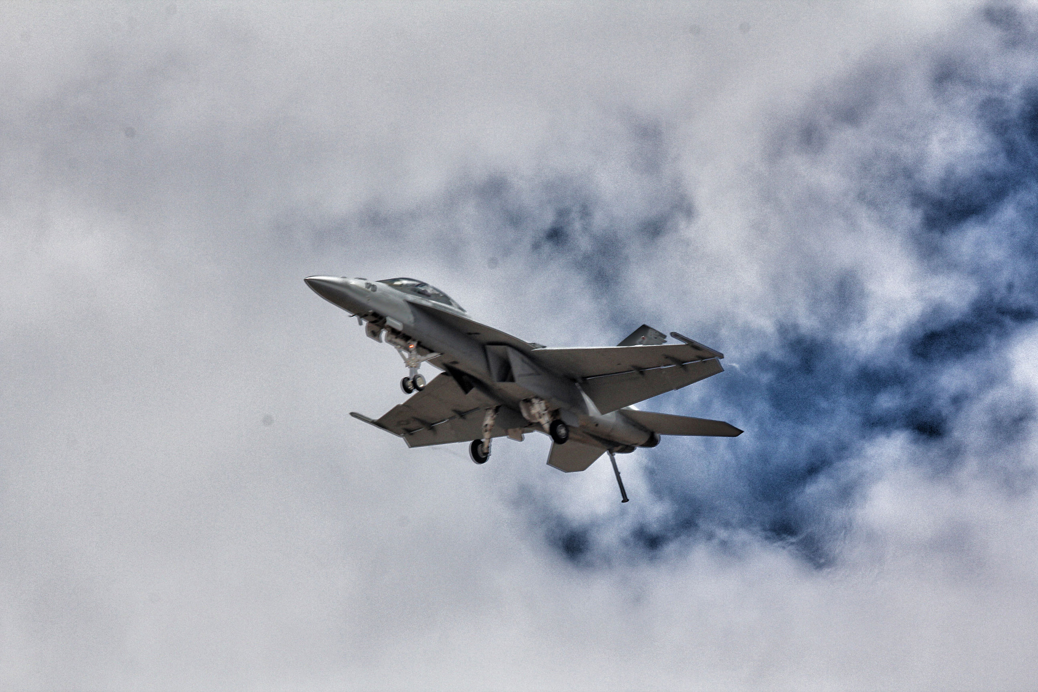 Canon EOS 60D + Canon EF 70-300mm F4.5-5.6 DO IS USM sample photo. F-18 in flight photography