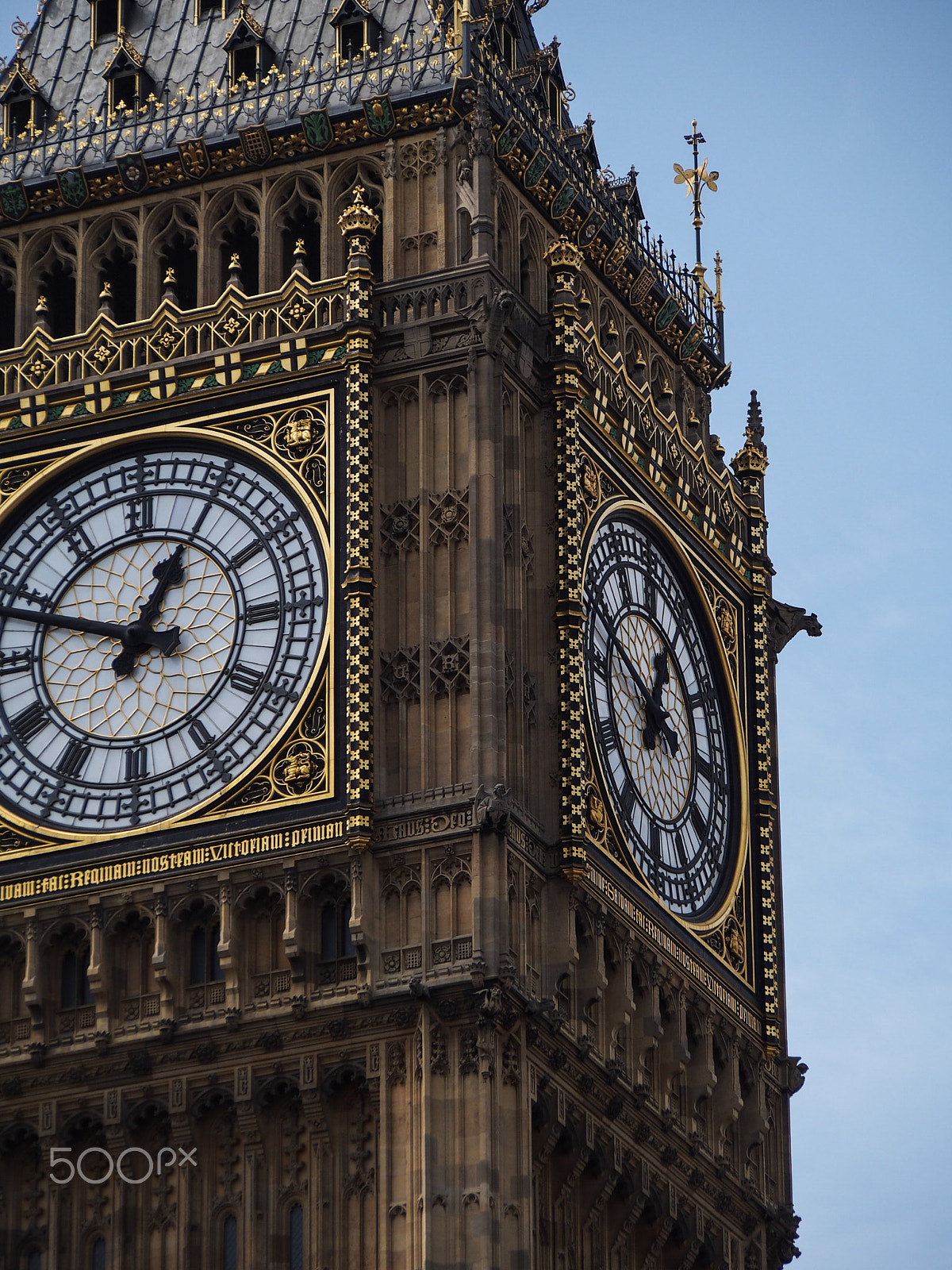 Olympus OM-D E-M5 sample photo. Detail of big ben clock tower london photography