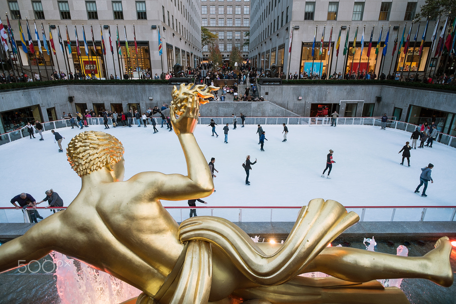 ZEISS Touit 12mm F2.8 sample photo. Rockefeller plaza photography