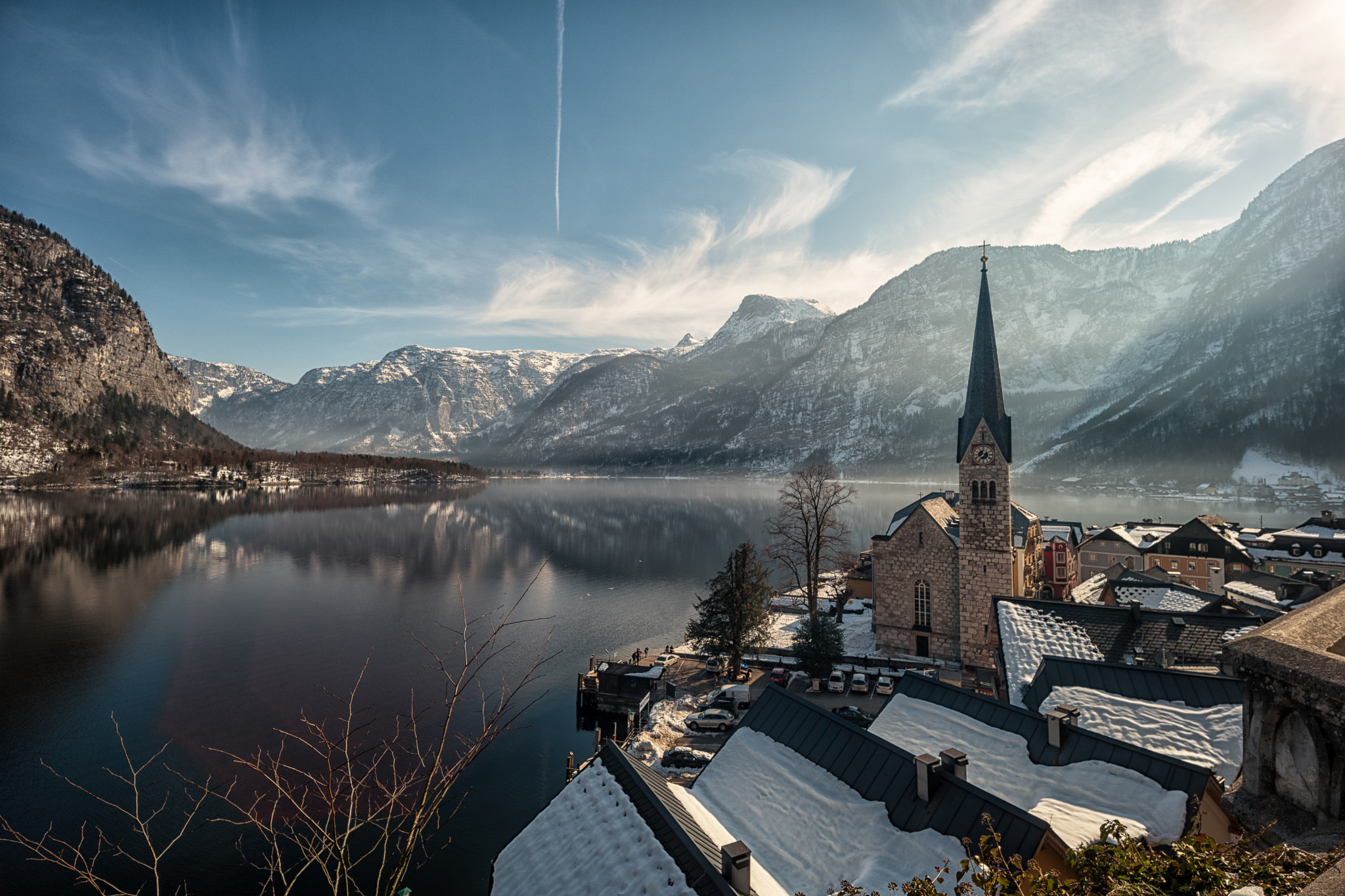 Leica Tri-Elmar-M 16-18-21mm F4 ASPH sample photo. Hallstatt church photography