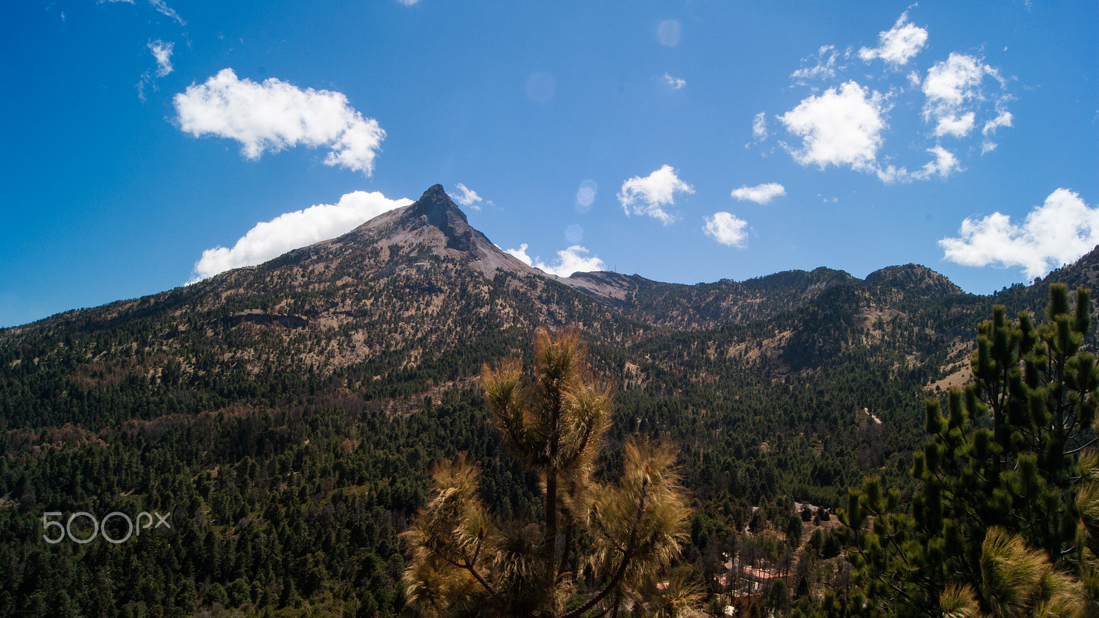 Sony Alpha DSLR-A380 sample photo. "nevado de colima" panoramic view photography