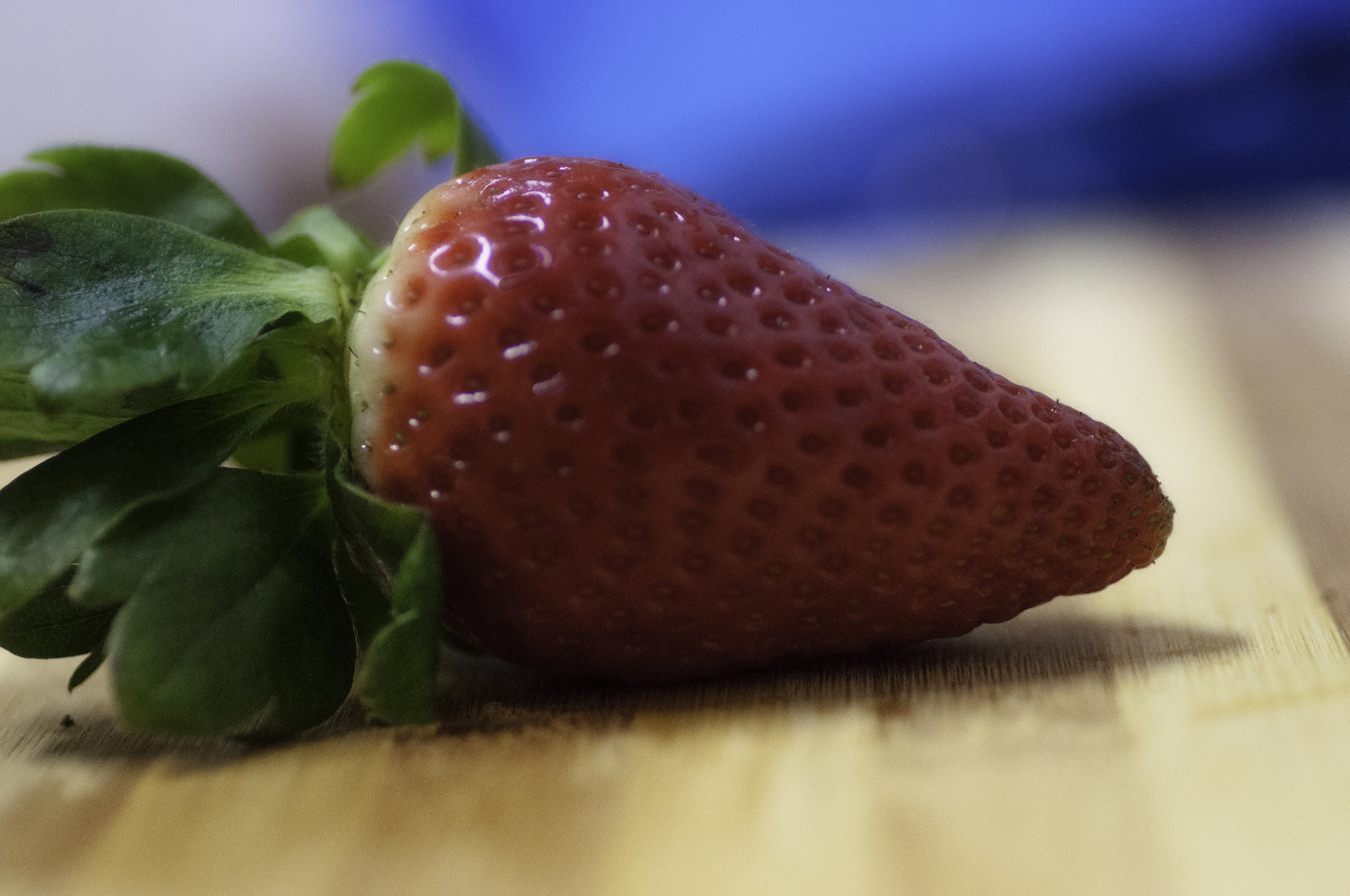 Nikon D5000 sample photo. Spanish strawberry photography
