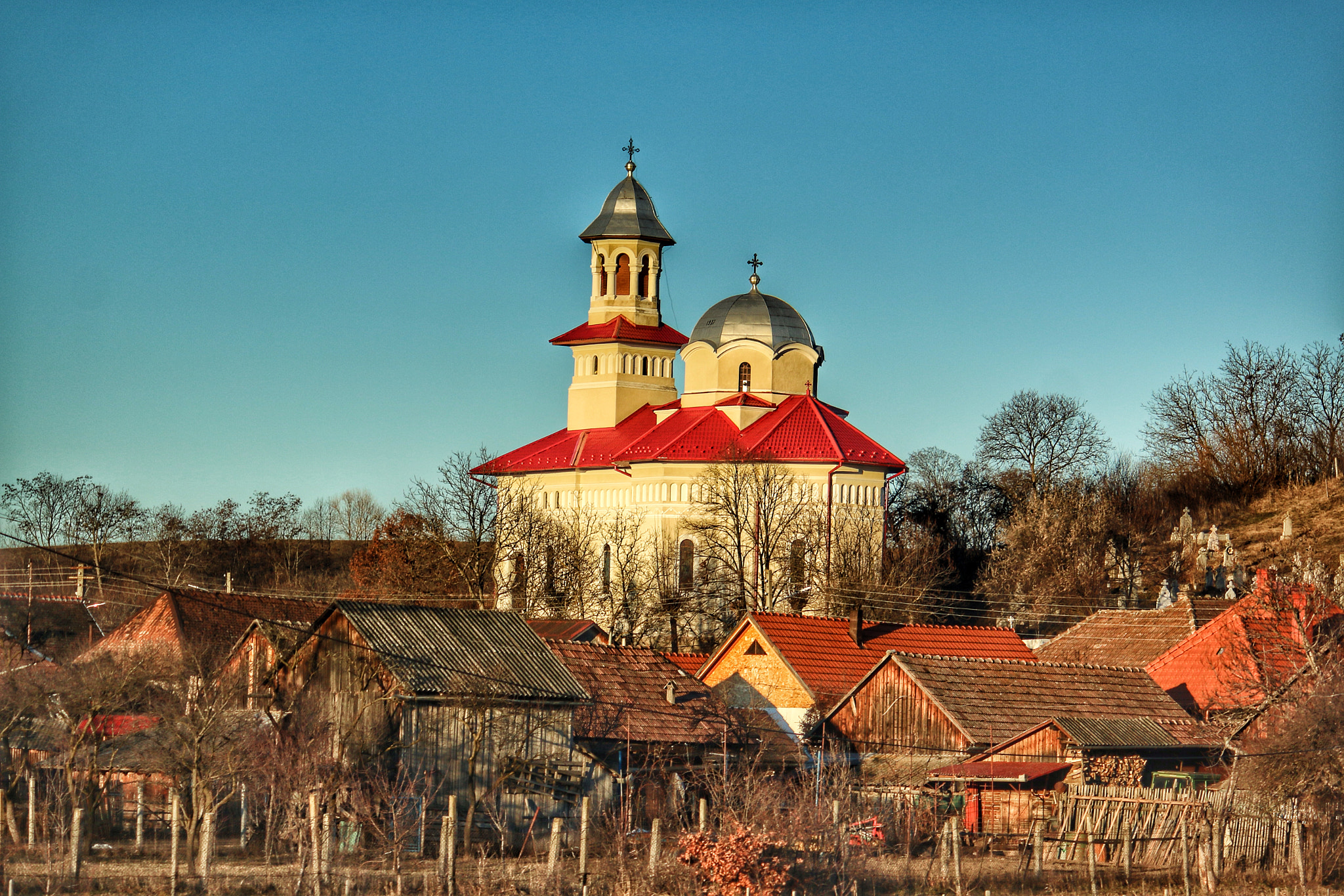Canon EF-S 55-250mm F4-5.6 IS sample photo. Orthodox church - transylvania photography