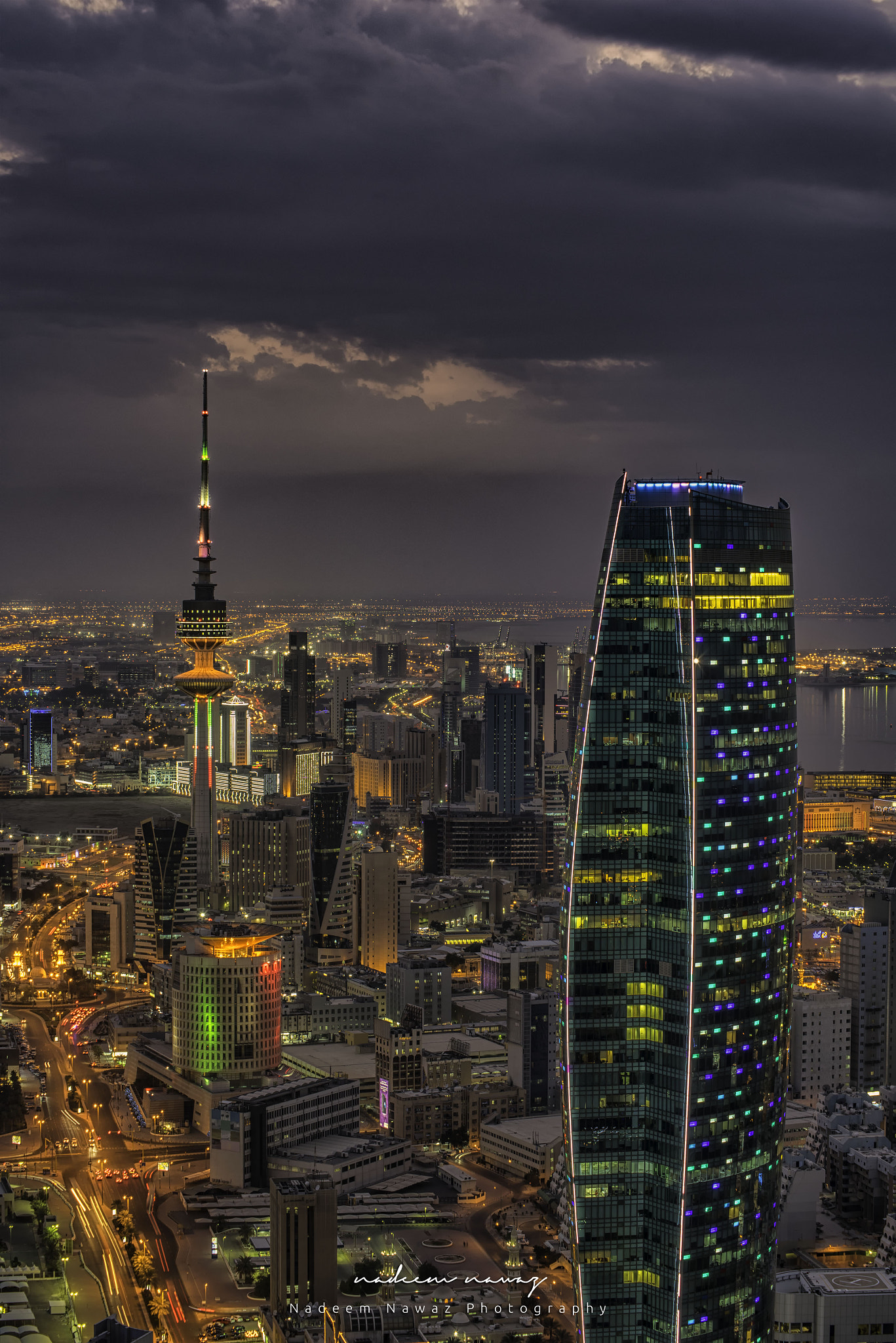 Nikon D810 sample photo. Kuwait city arial view photography