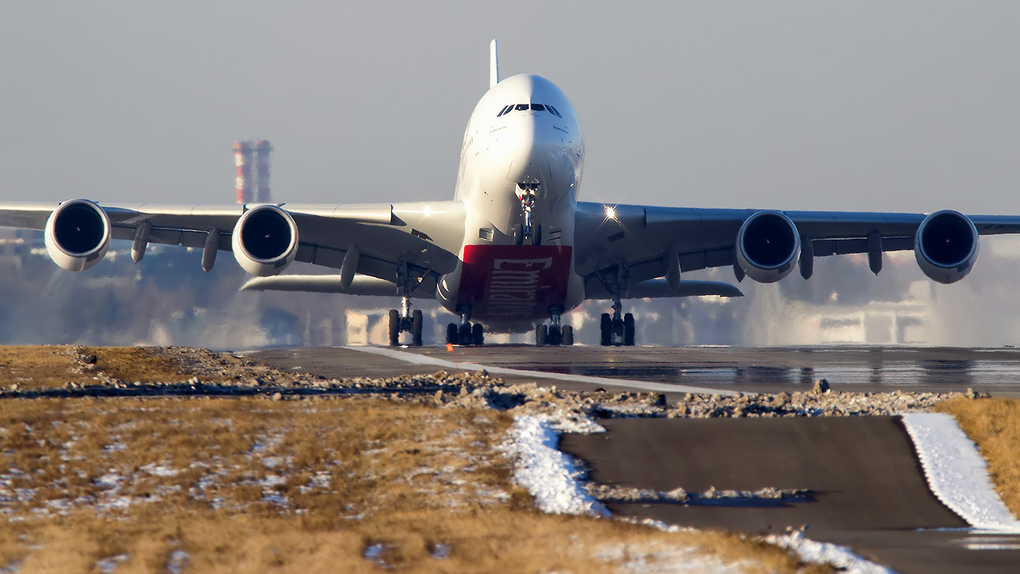150-600mm F5-6.3 DG OS HSM | Contemporary 015 sample photo. A380 emirates photography