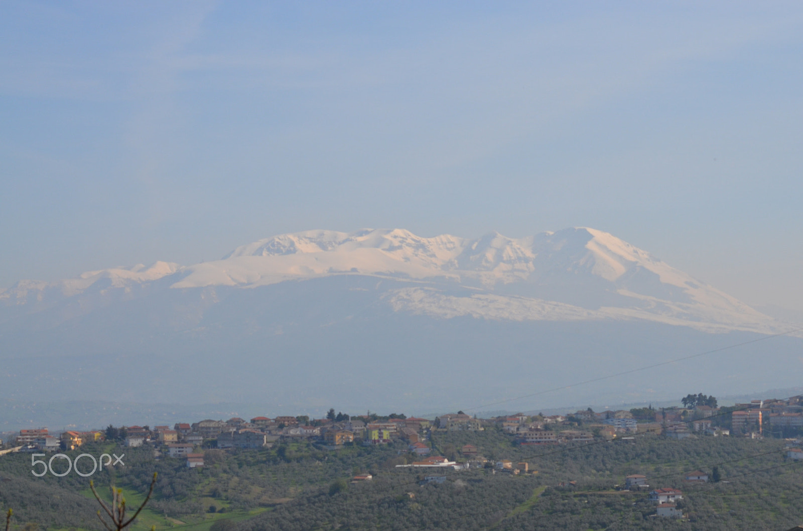 Sigma 70-300mm F4-5.6 APO DG Macro sample photo. Gran sasso photography