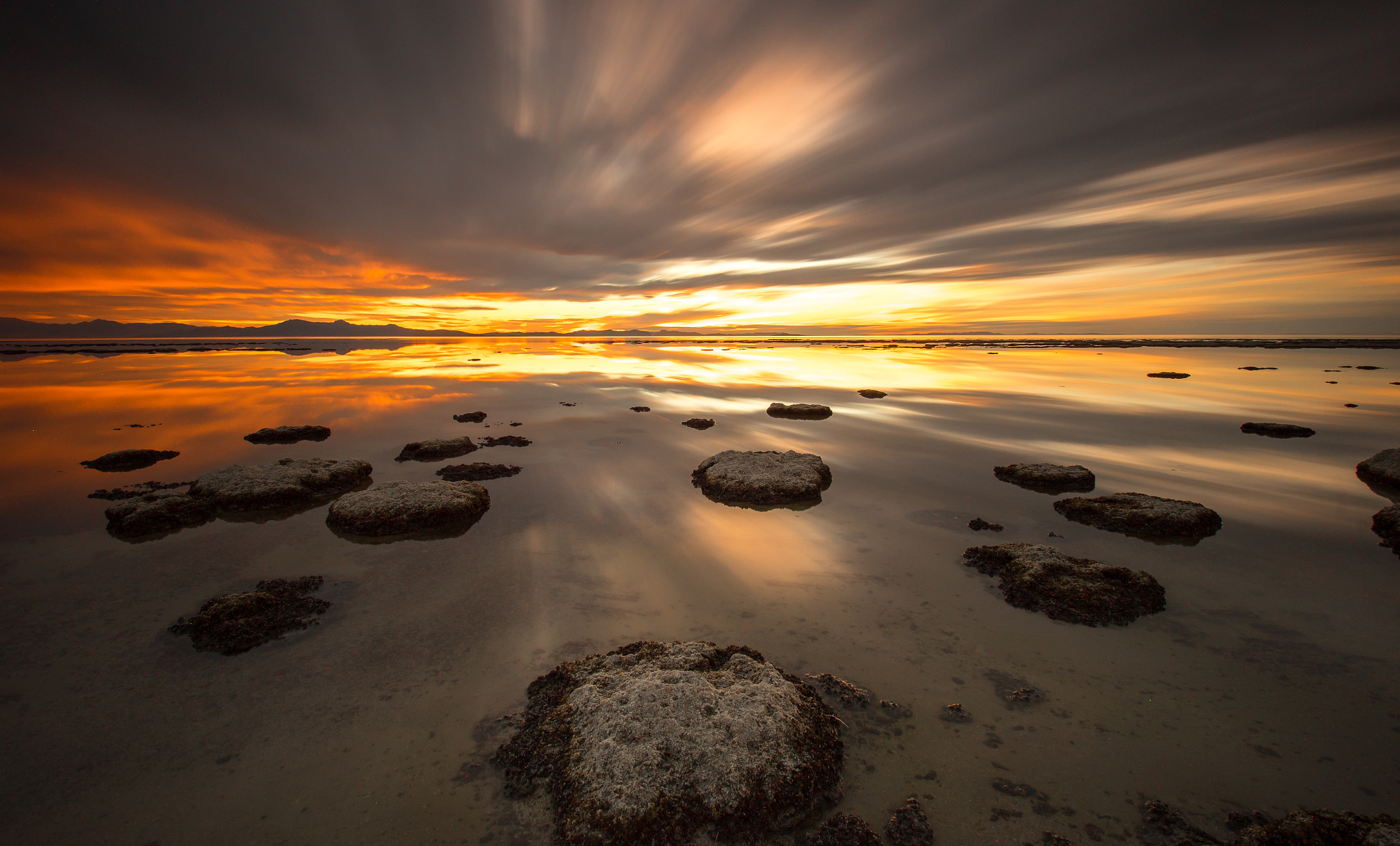 Nikon D500 sample photo. Salt lake sunset photography