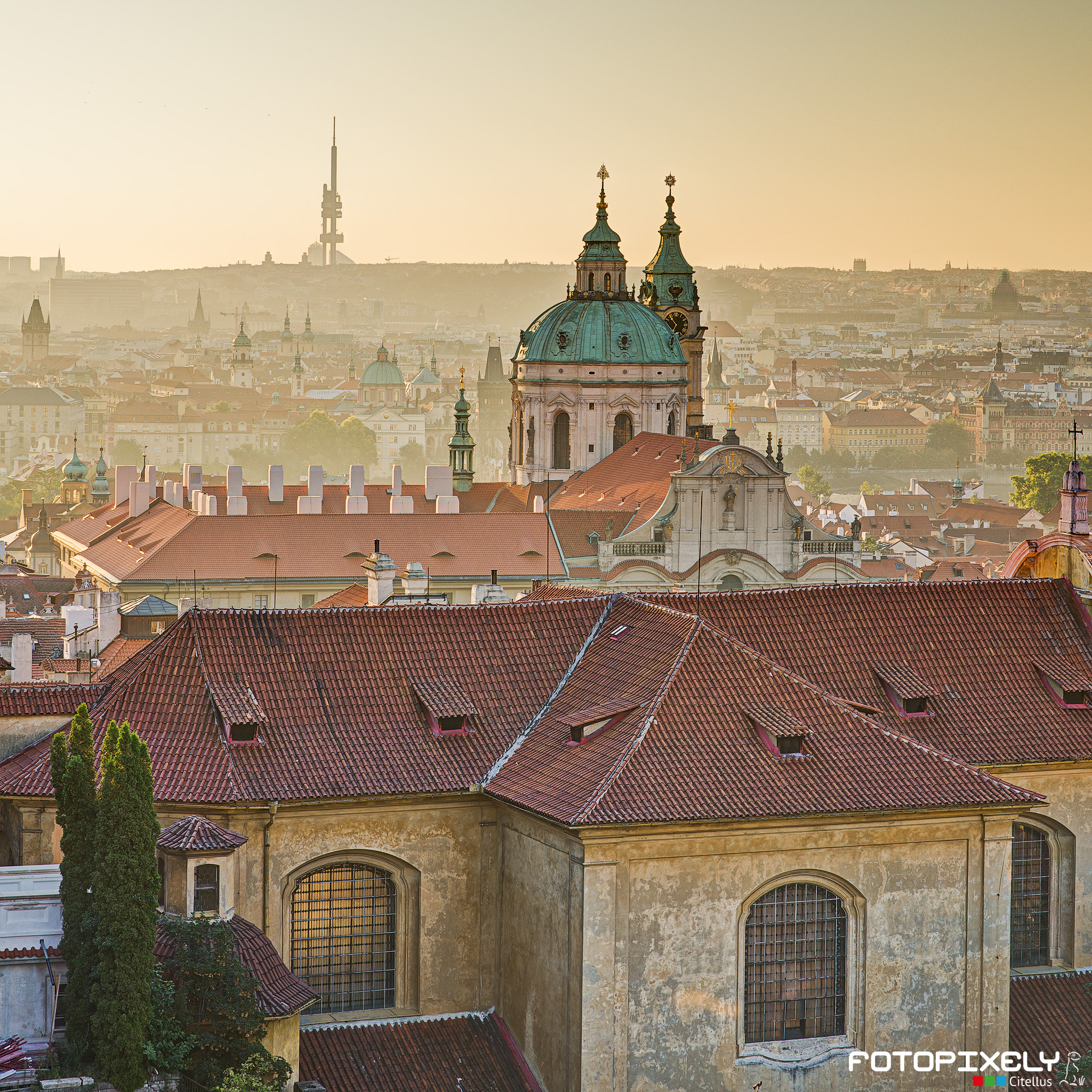 Sigma 24-70mm F2.8 EX DG HSM sample photo. Prague in the morning photography