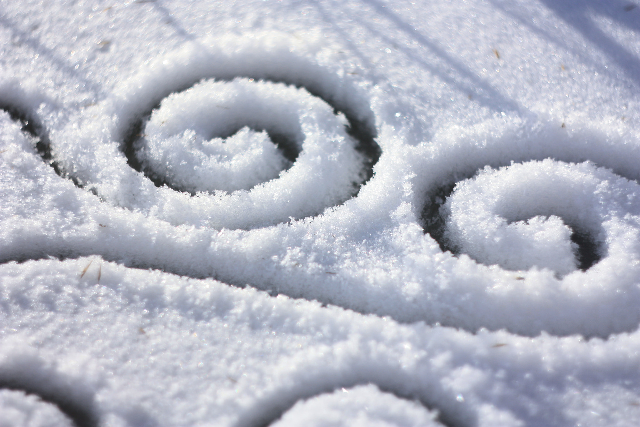 Canon EF 35-80mm f/4-5.6 sample photo. Snow patterns photography