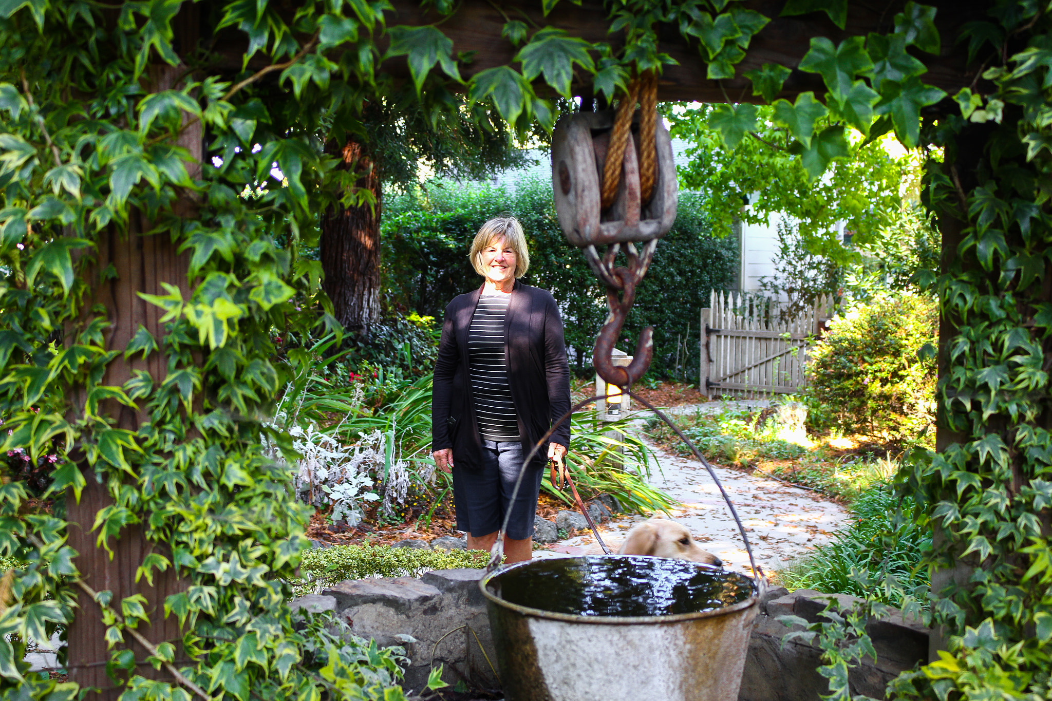 Canon EOS 7D sample photo. Wishing well in cambria ca. photography