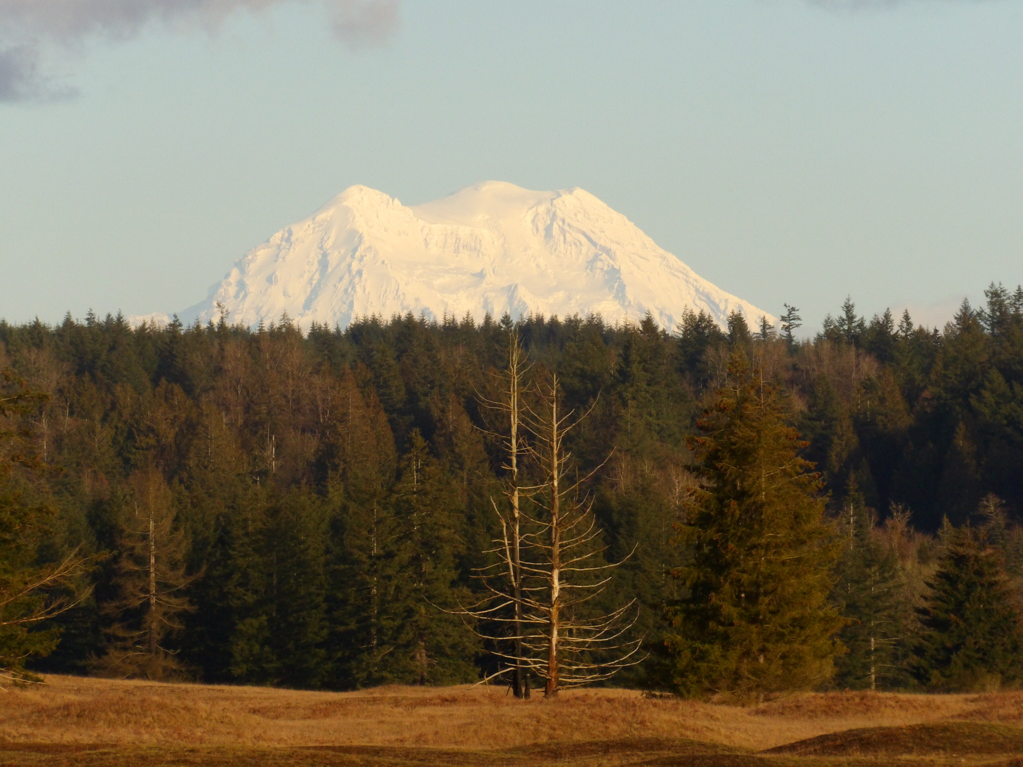 Kodak PIXPRO AZ521 sample photo. Mount rainier above the prairie photography