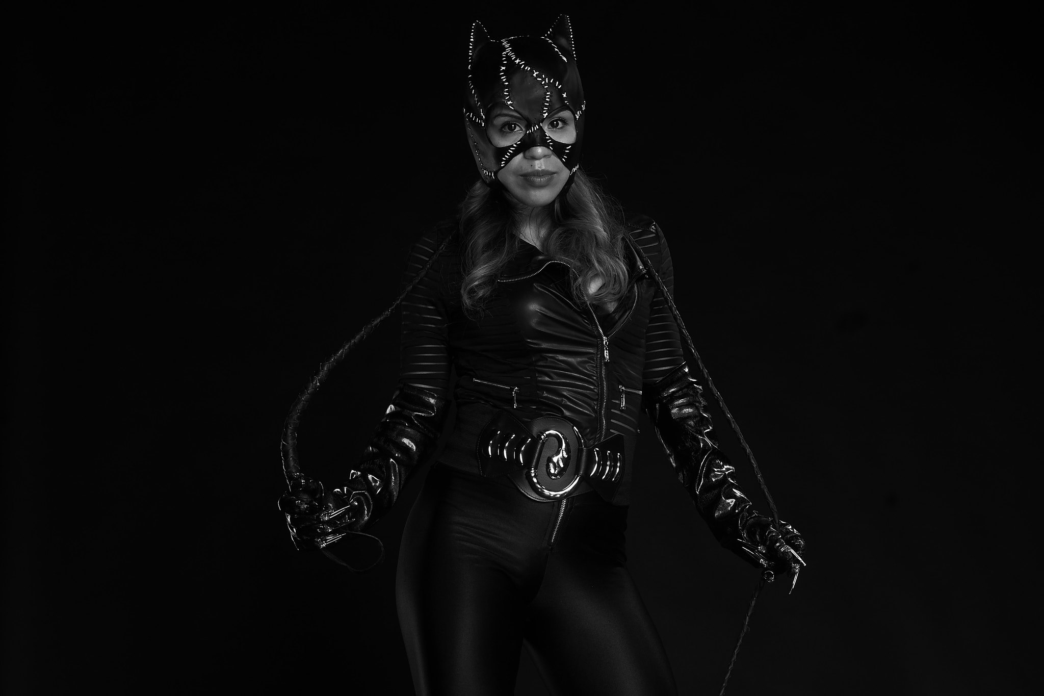 Sony a7 sample photo. Cat woman photography