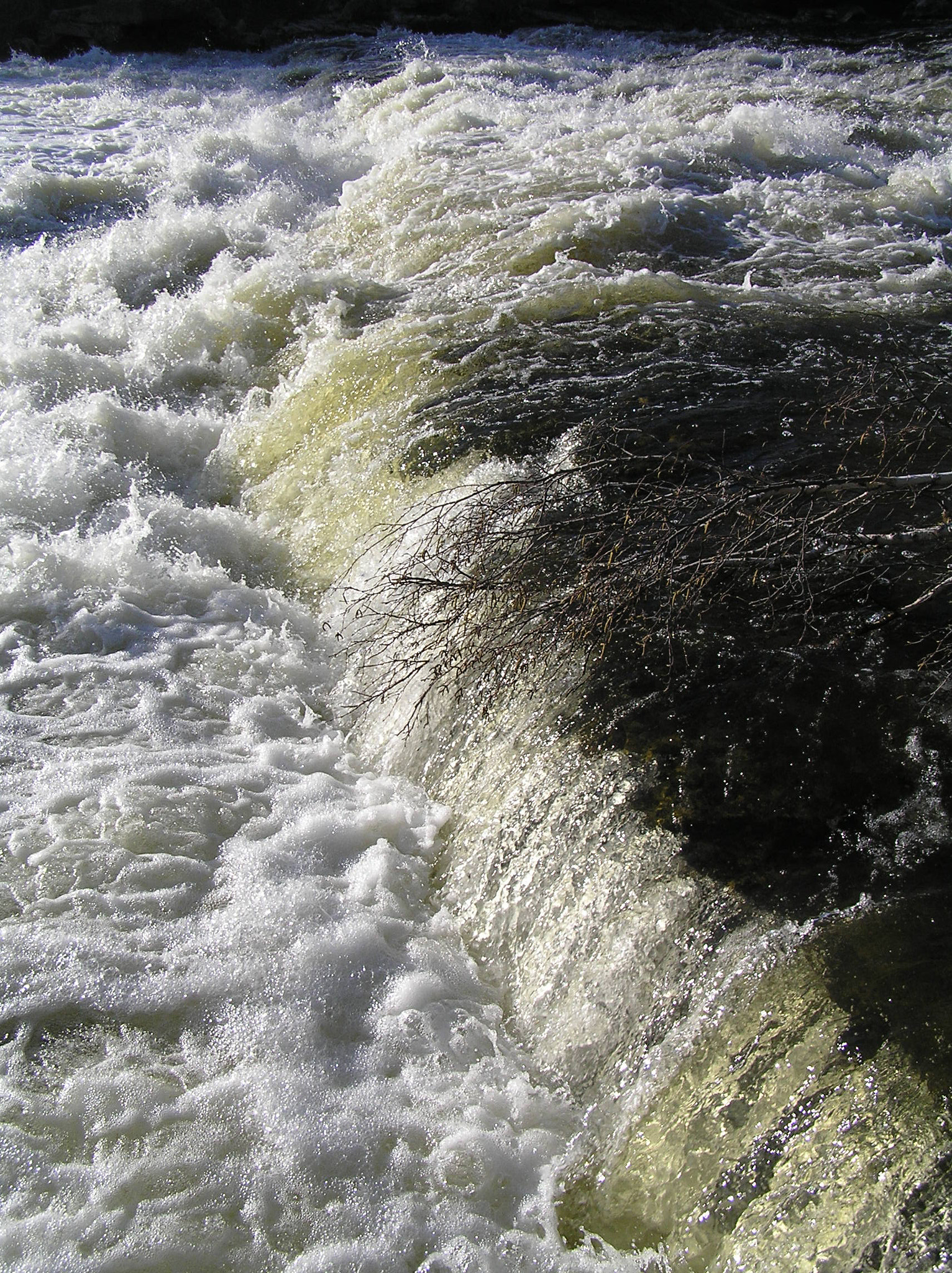 Olympus C770UZ sample photo. Sauble falls in spring, with high flow photography