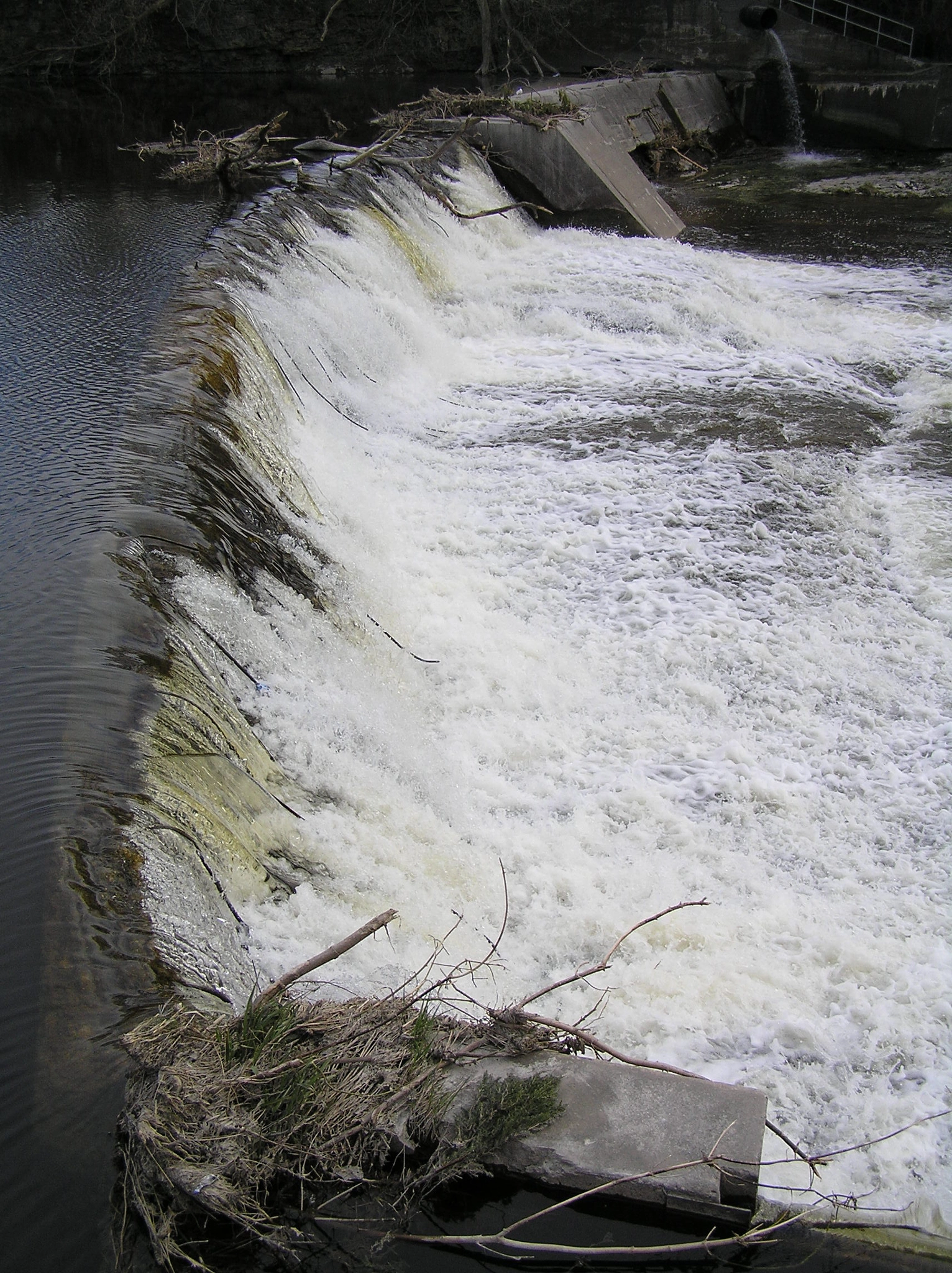 Olympus C770UZ sample photo. Weir in elora photography