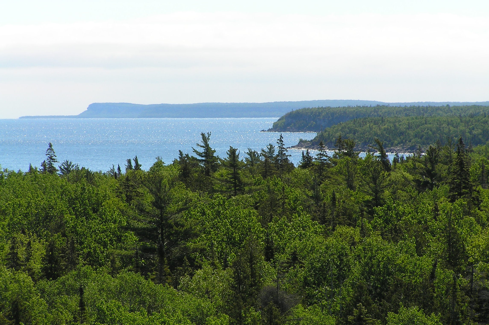 Olympus C770UZ sample photo. Georgian bay shore from the observation tower photography