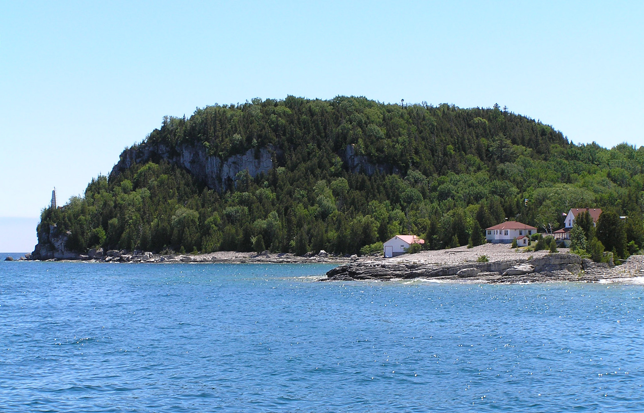 Olympus C770UZ sample photo. Flowerpot island lightstation photography