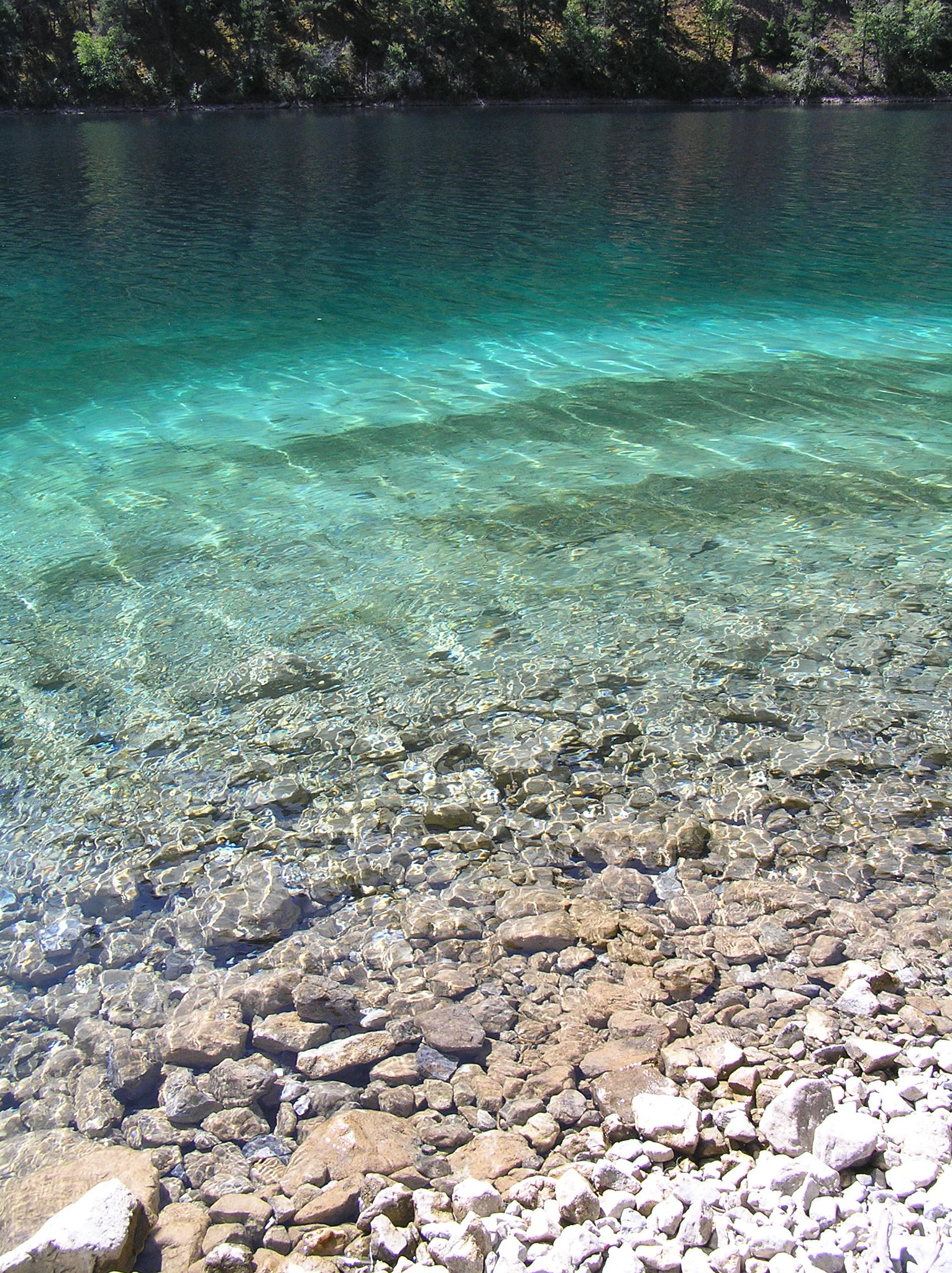 Olympus C770UZ sample photo. Beautiful clear water of pavilion lake photography
