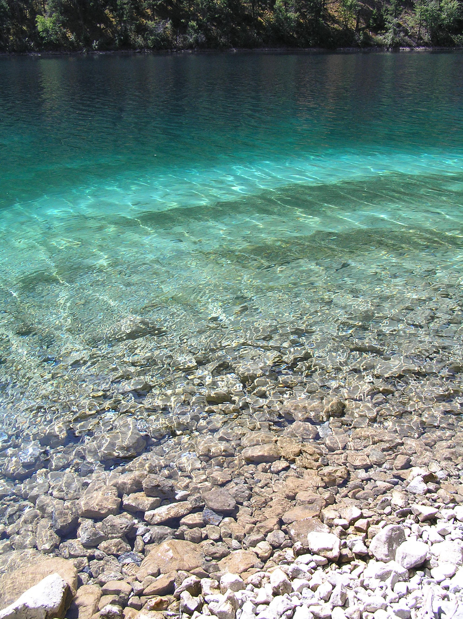 Olympus C770UZ sample photo. Beautiful clear water of pavilion lake photography